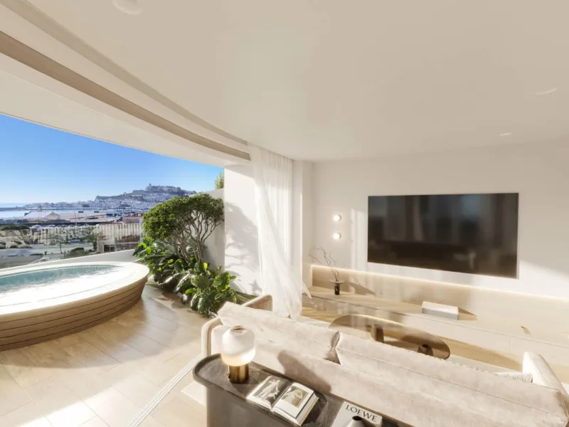 LUXURIOUS AND EXCLUSIVE NEW DEVELOPMENT IN MARINA BOTAFOCH, IBIZA – Duplex Penthouses
