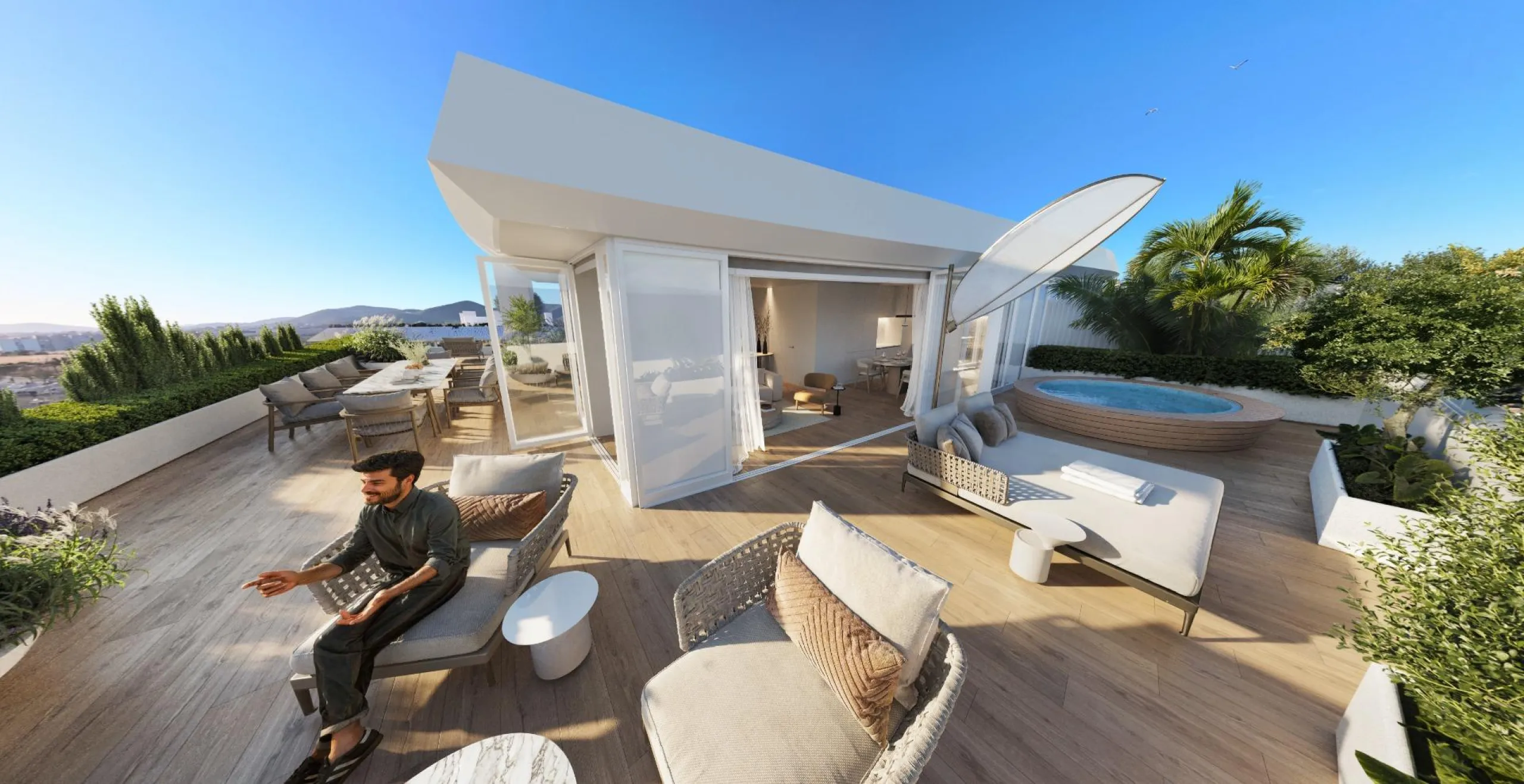 LUXURIOUS AND EXCLUSIVE NEW DEVELOPMENT IN MARINA BOTAFOCH, IBIZA – Duplex Penthouses