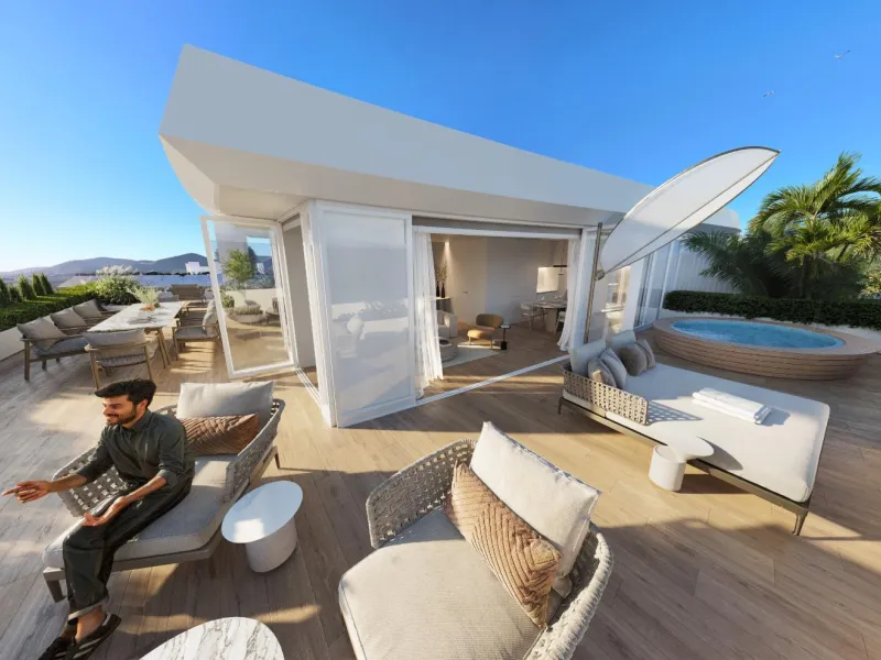 LUXURIOUS AND EXCLUSIVE NEW DEVELOPMENT IN MARINA BOTAFOCH, IBIZA – Duplex Penthouses
