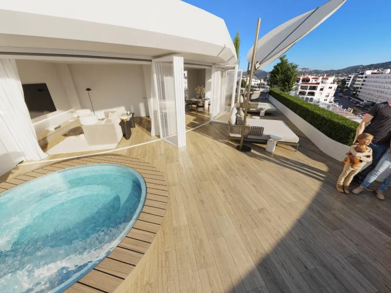 LUXURIOUS AND EXCLUSIVE NEW DEVELOPMENT IN MARINA BOTAFOCH, IBIZA – Duplex Penthouses
