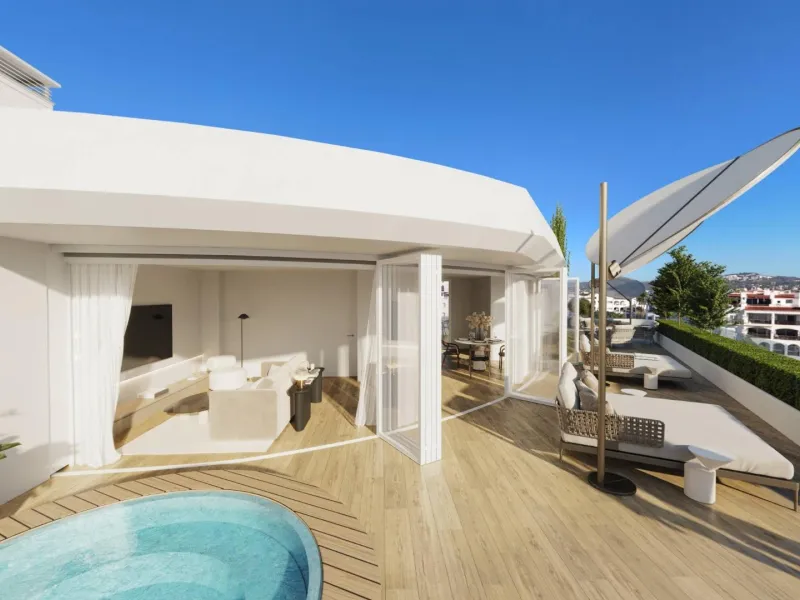 LUXURIOUS AND EXCLUSIVE NEW DEVELOPMENT IN MARINA BOTAFOCH, IBIZA – Duplex Penthouses