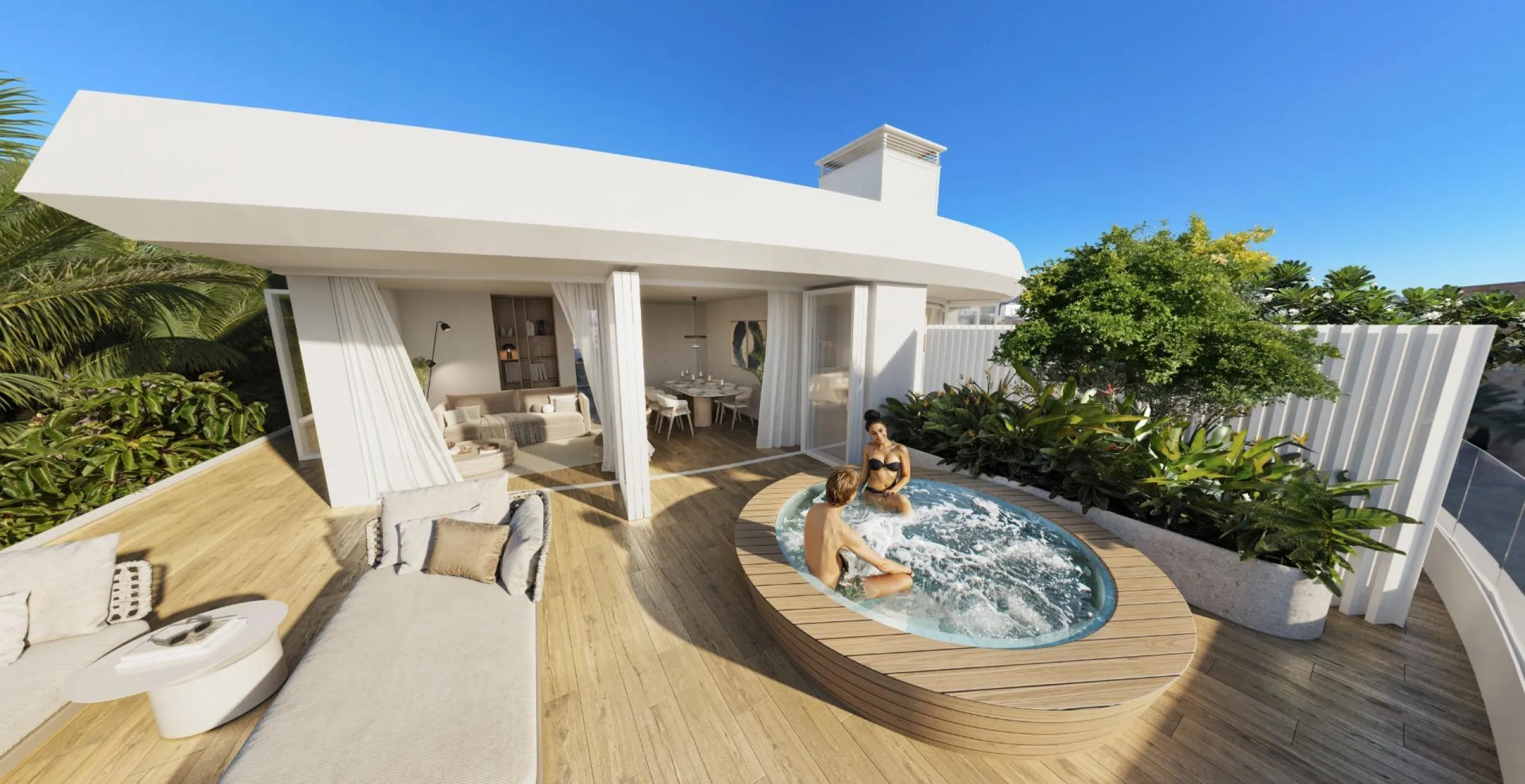 LUXURIOUS AND EXCLUSIVE NEW DEVELOPMENT IN MARINA BOTAFOCH, IBIZA – Duplex Penthouses