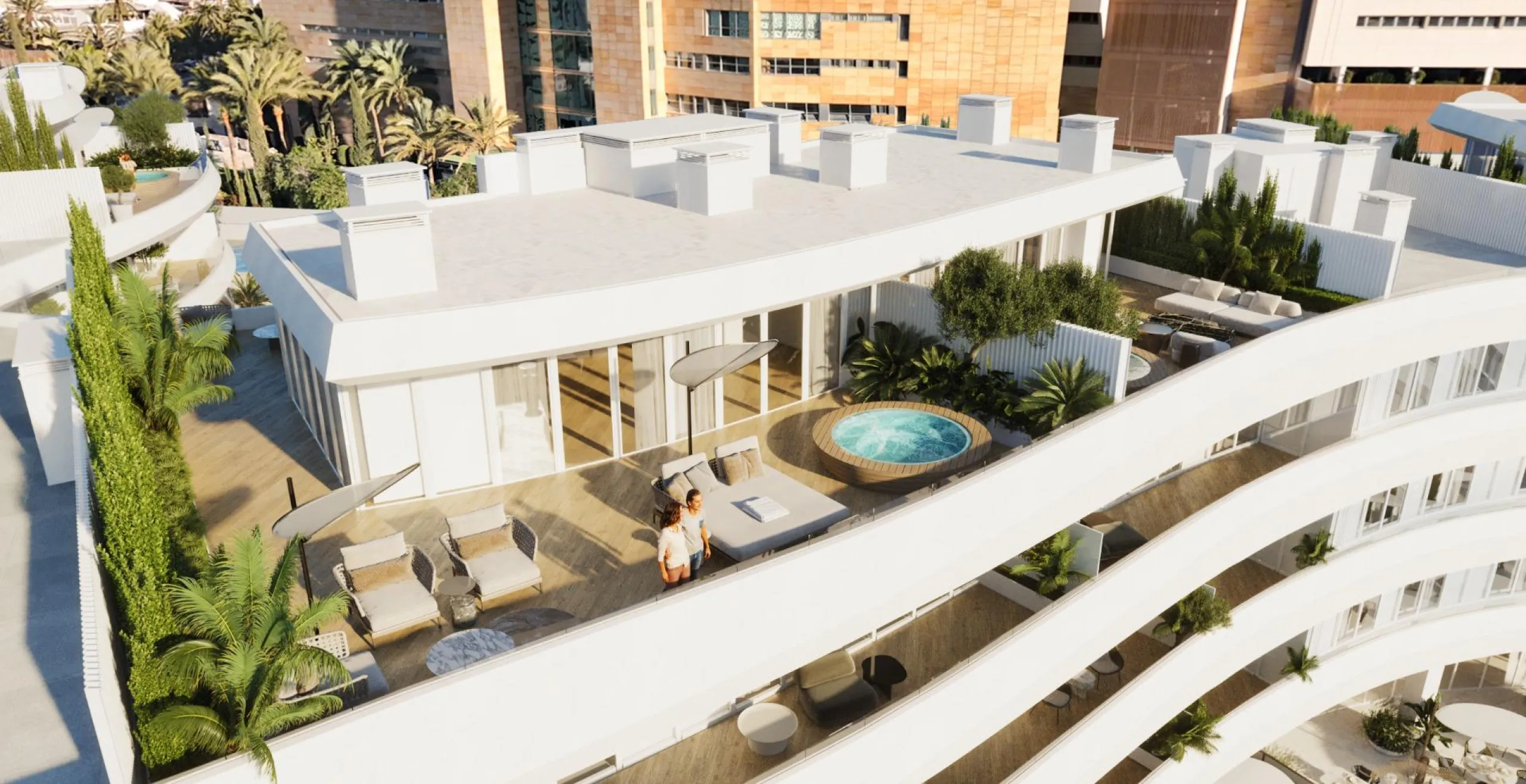 LUXURIOUS AND EXCLUSIVE NEW DEVELOPMENT IN MARINA BOTAFOCH, IBIZA – Duplex Penthouses