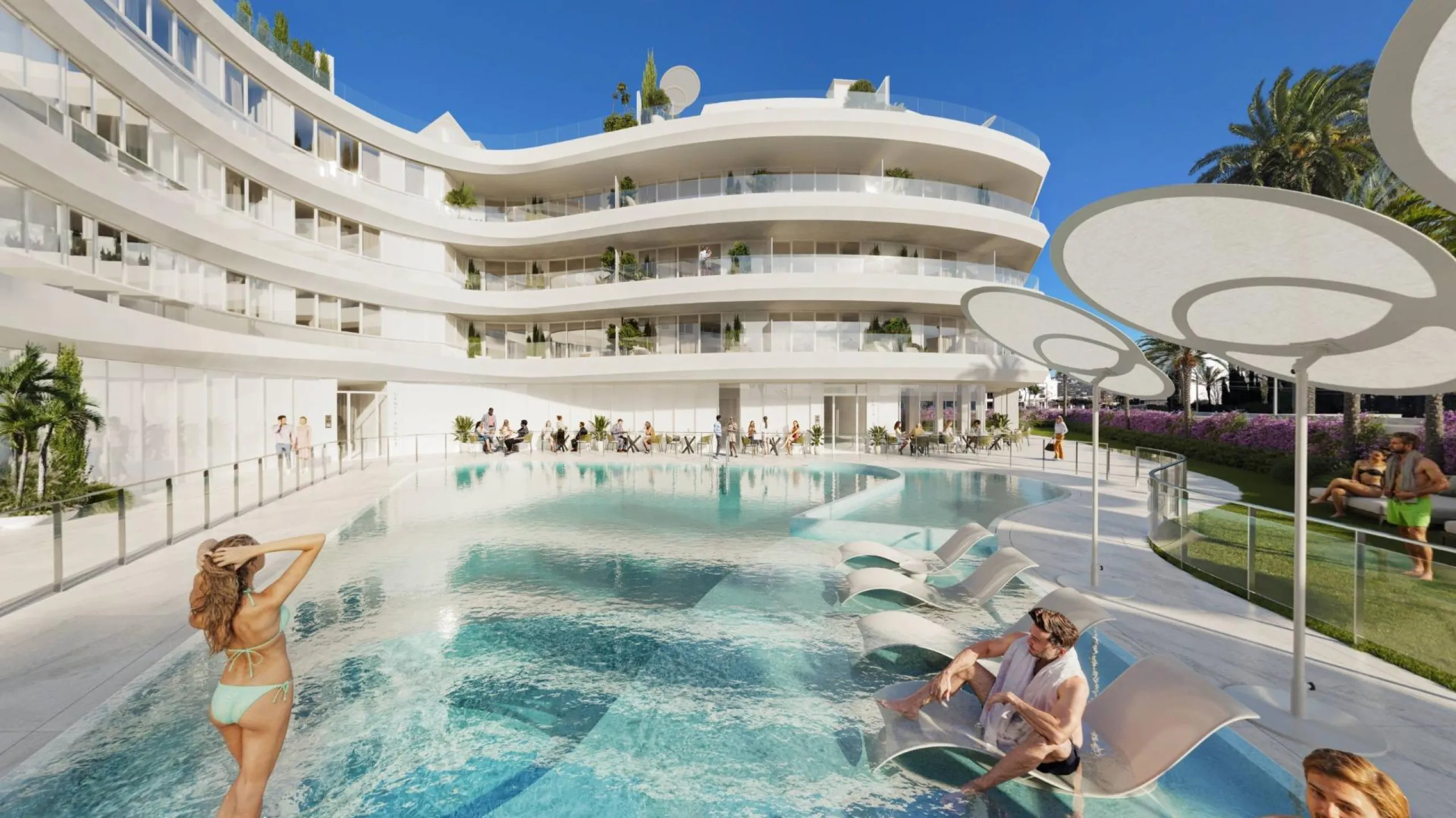 LUXURIOUS AND EXCLUSIVE NEW DEVELOPMENT IN MARINA BOTAFOCH, IBIZA – Duplex Penthouses