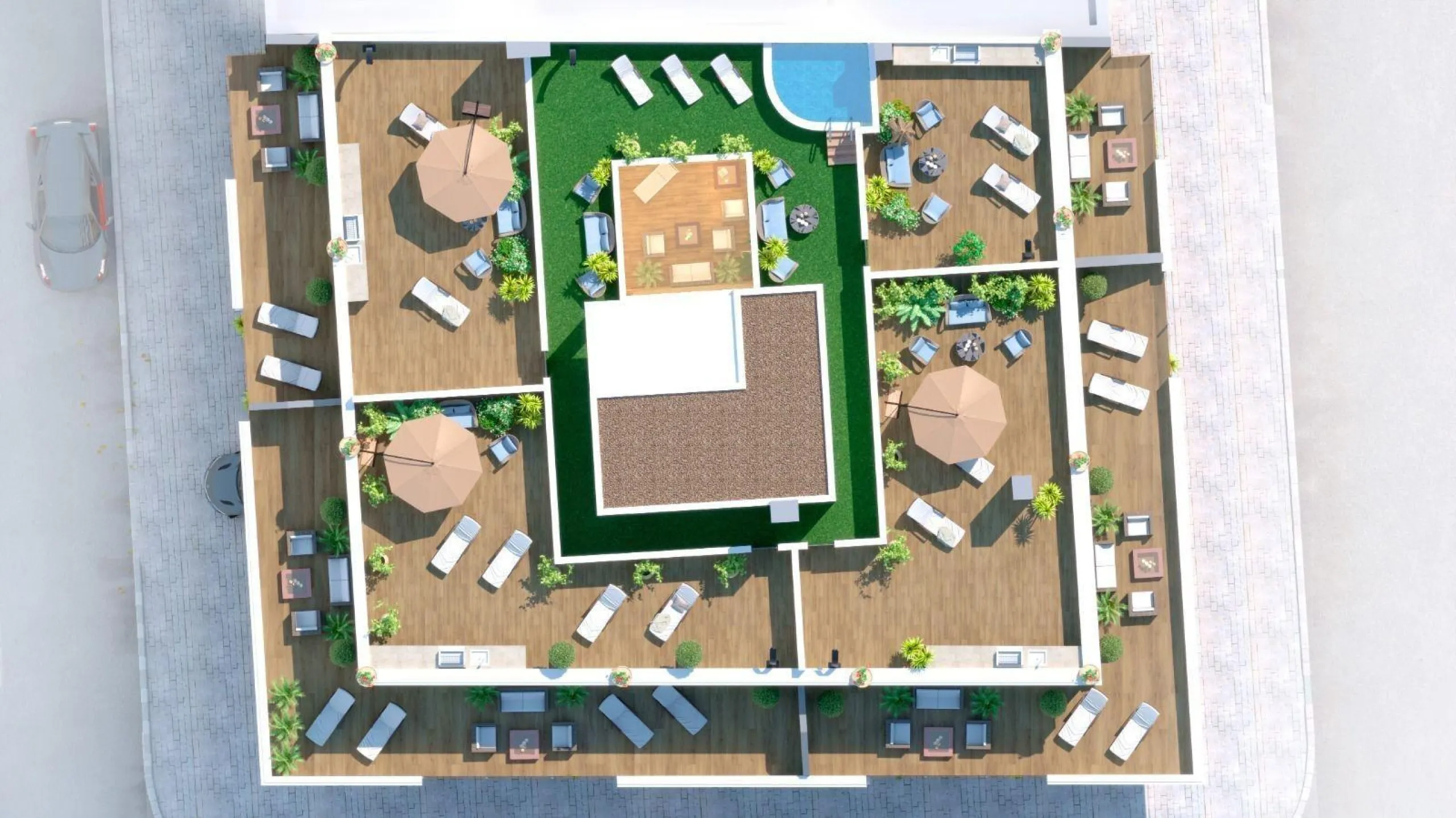 Large Corner Apartment in Spectacular Alegria XXIV Complex