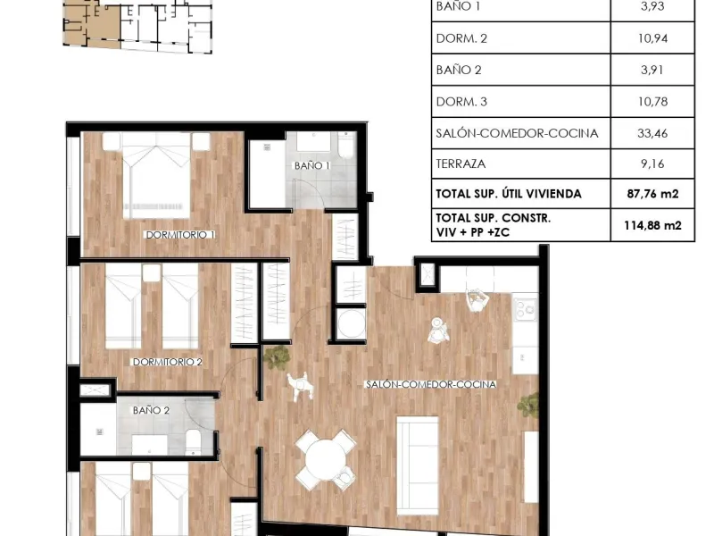 Large Corner Apartment in Spectacular Alegria XXIV Complex