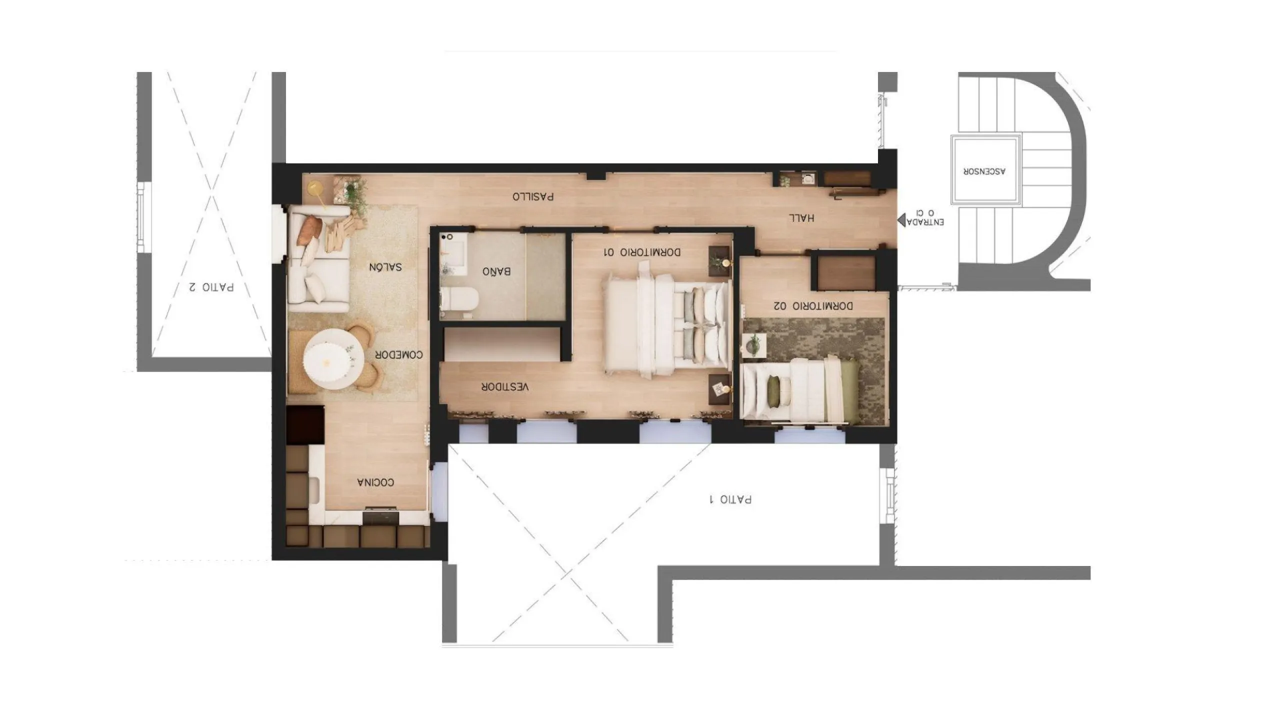 PISO REFORMADO CON 2 DORMITORIOS EN GOYA, MADRID – BARRIO SALAMANCA