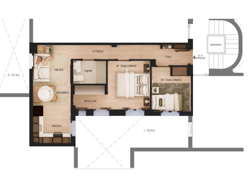 PISO REFORMADO CON 2 DORMITORIOS EN GOYA, MADRID – BARRIO SALAMANCA