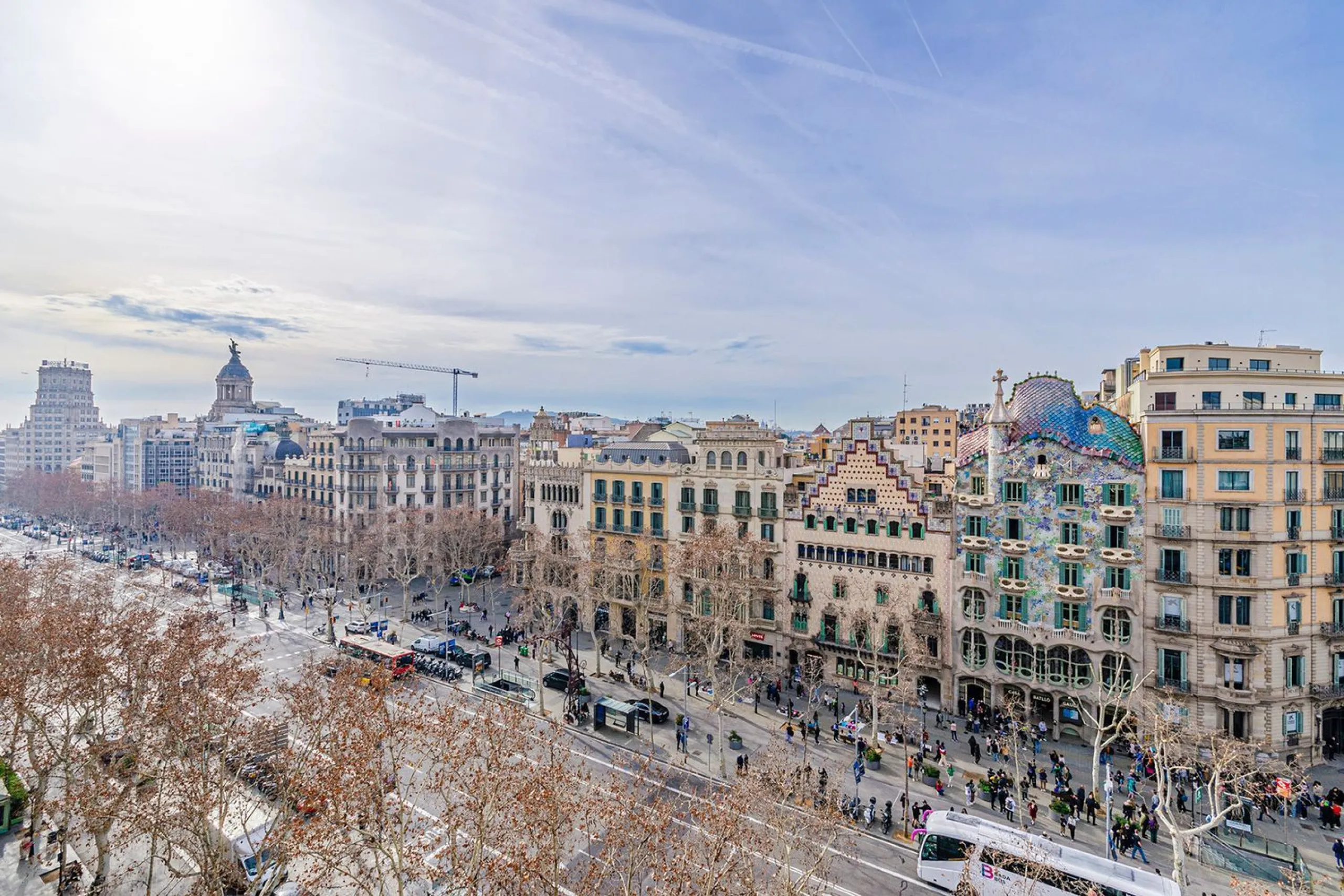 Apartment with direct views of Casa Batlló on Passeig de Gracia, Barcelona