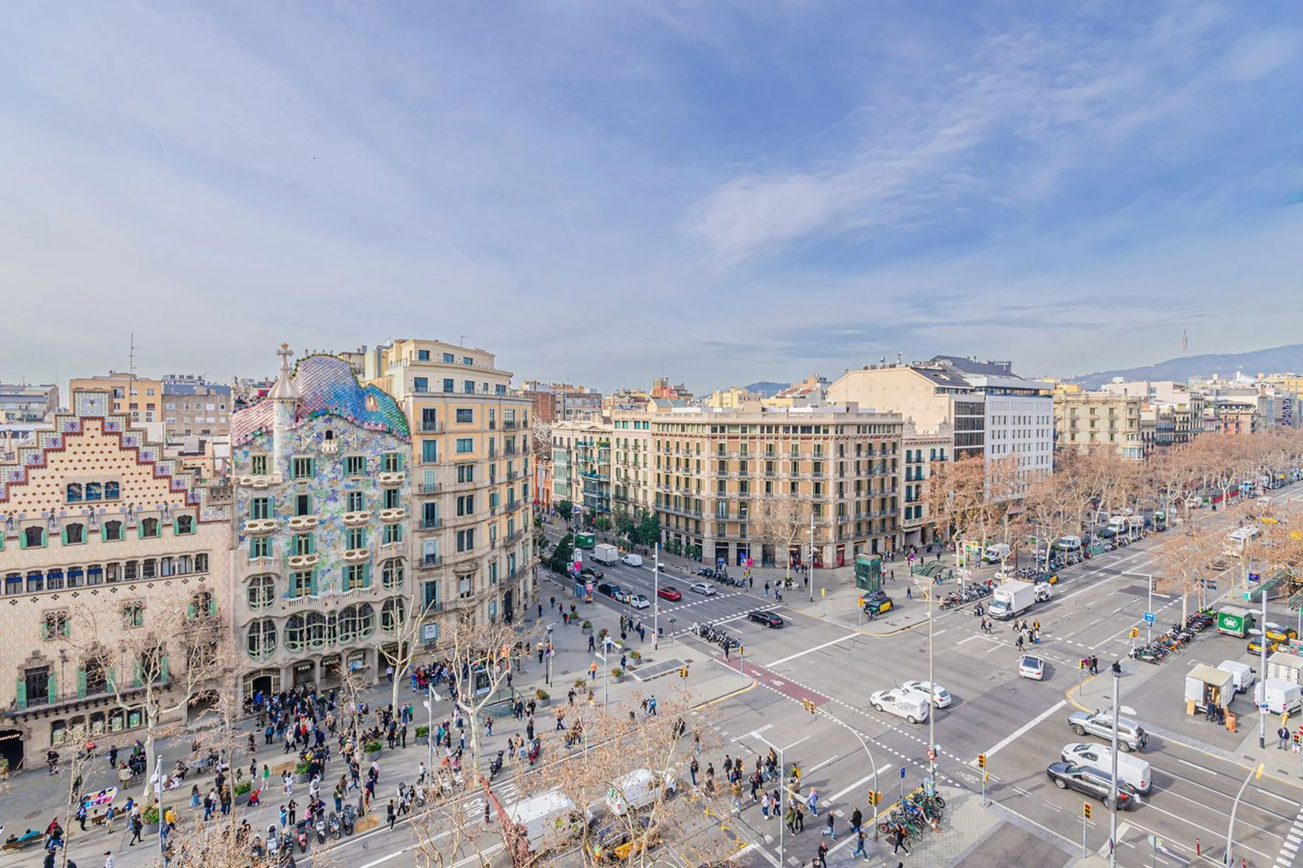 Apartment with direct views of Casa Batlló on Passeig de Gracia, Barcelona