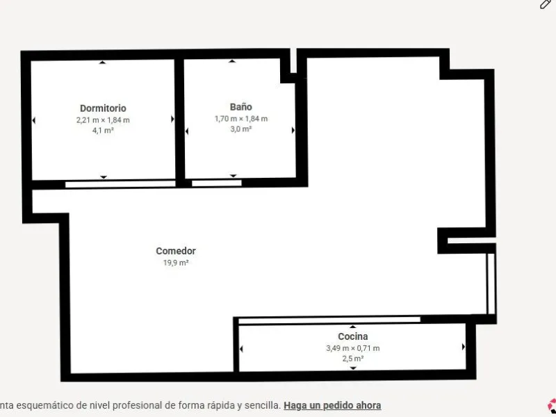 Estudio Reformado en la Zona de Torretas, Torrevieja