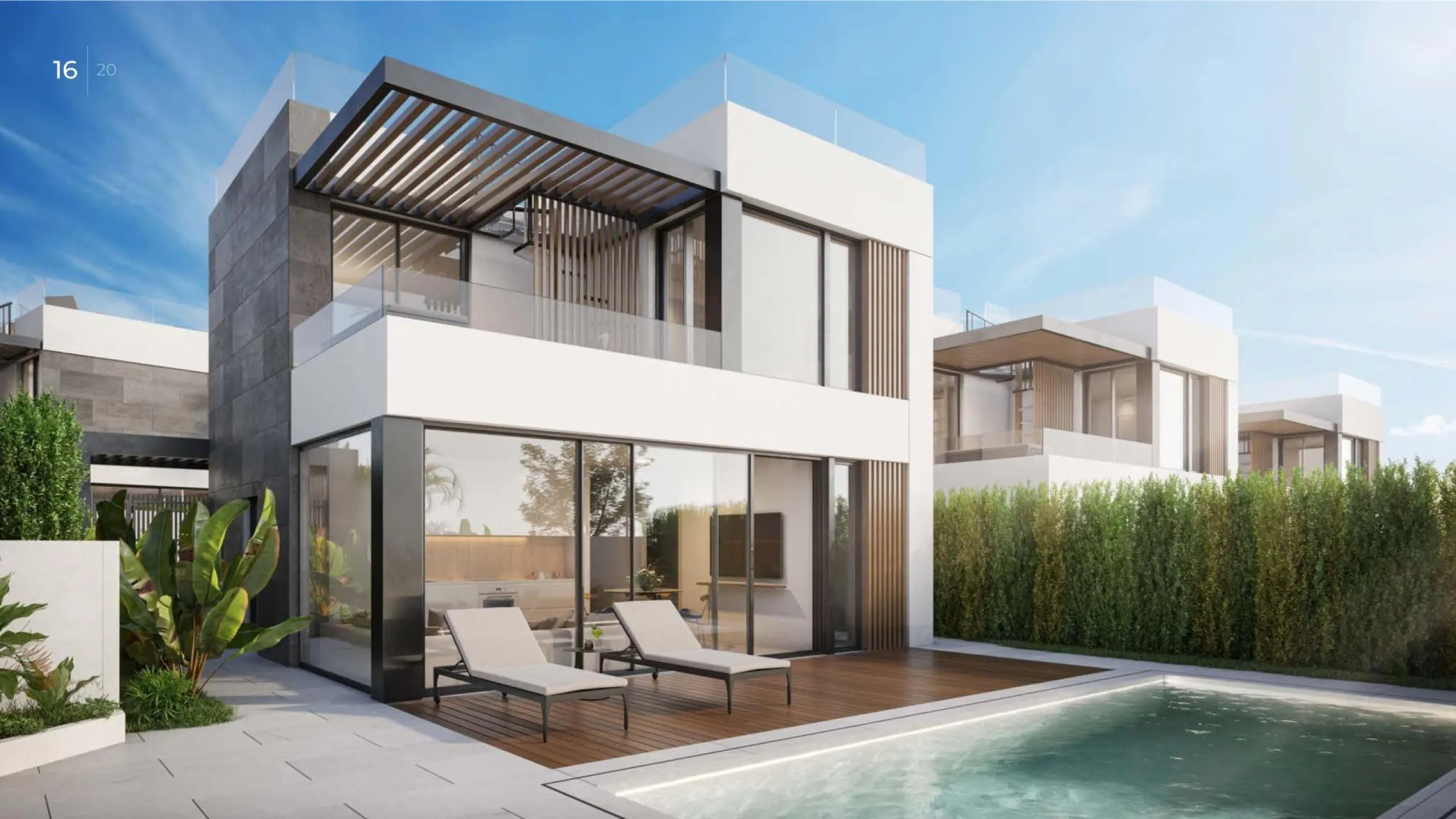 🌴 New modern villas in La Nucía