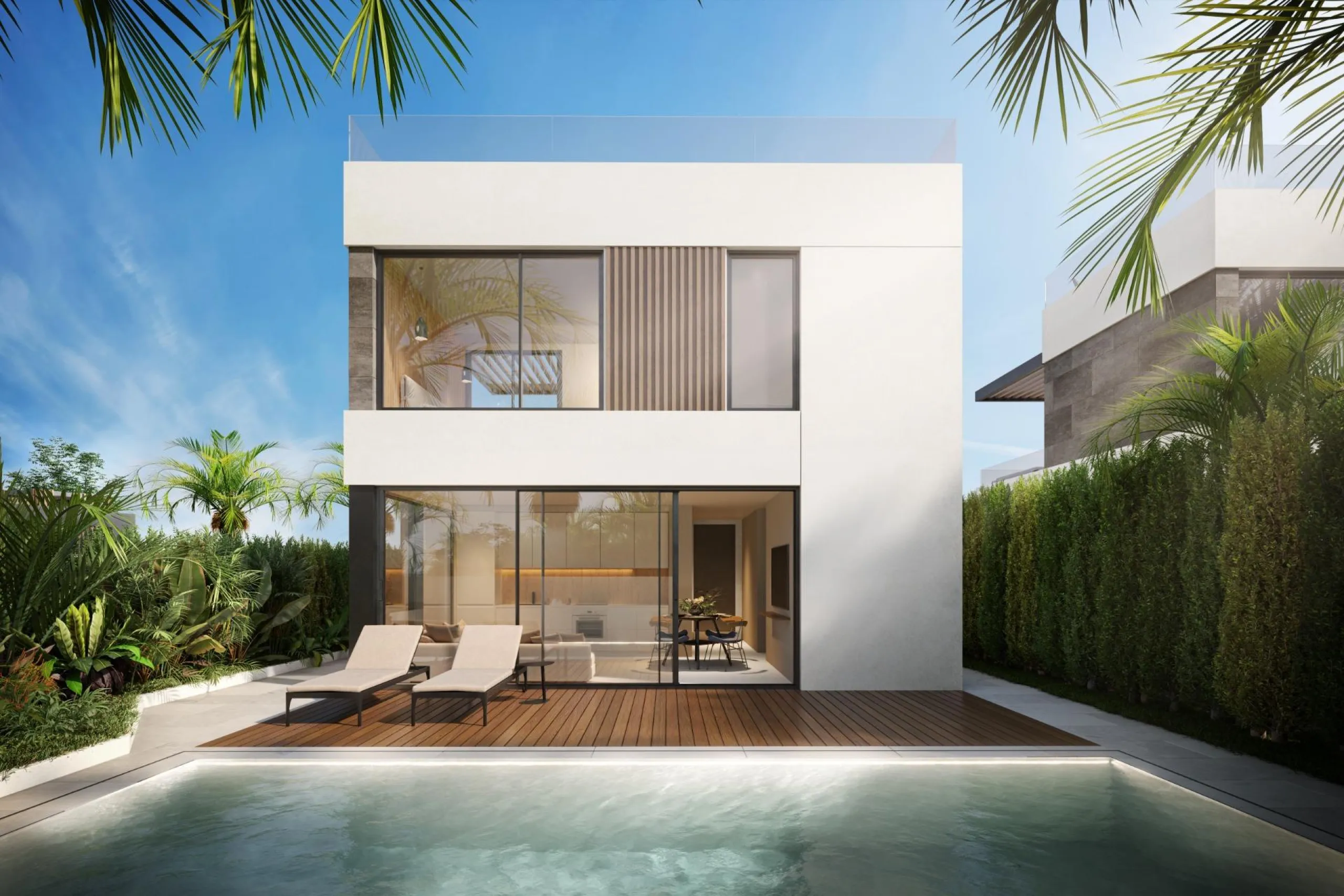 🌴 New modern villas in La Nucía