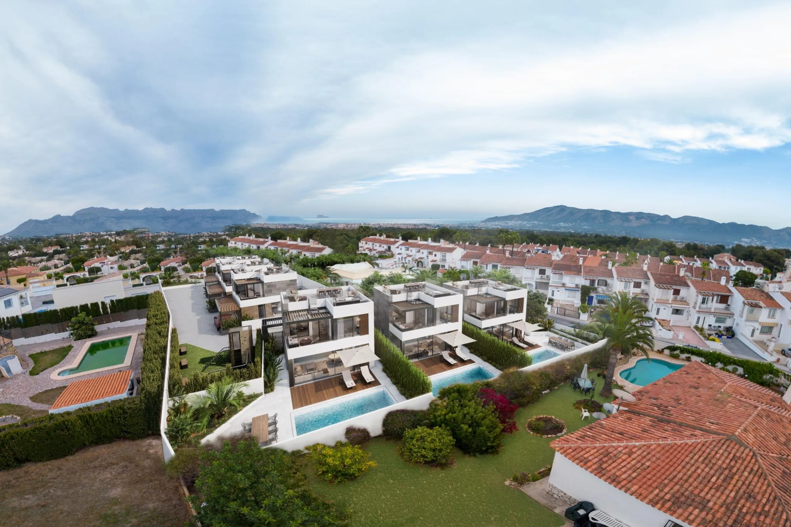 🌴 New modern villas in La Nucía