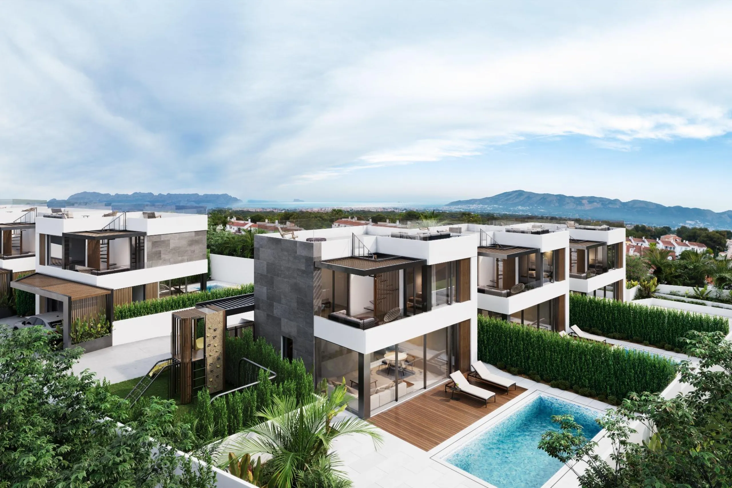 🌴 New modern villas in La Nucía