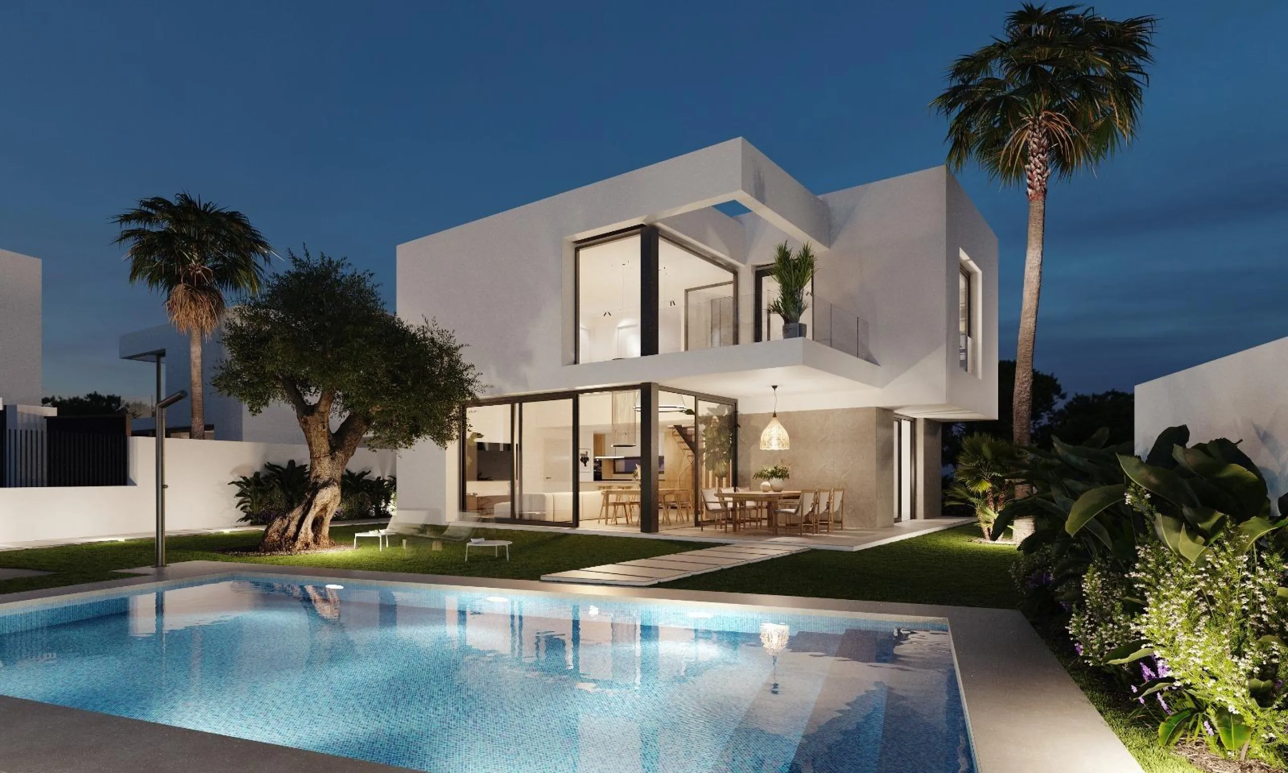 VILLAS DE OBRA NUEVA CON PISCINA PRIVADA EN FINESTRAT🌴