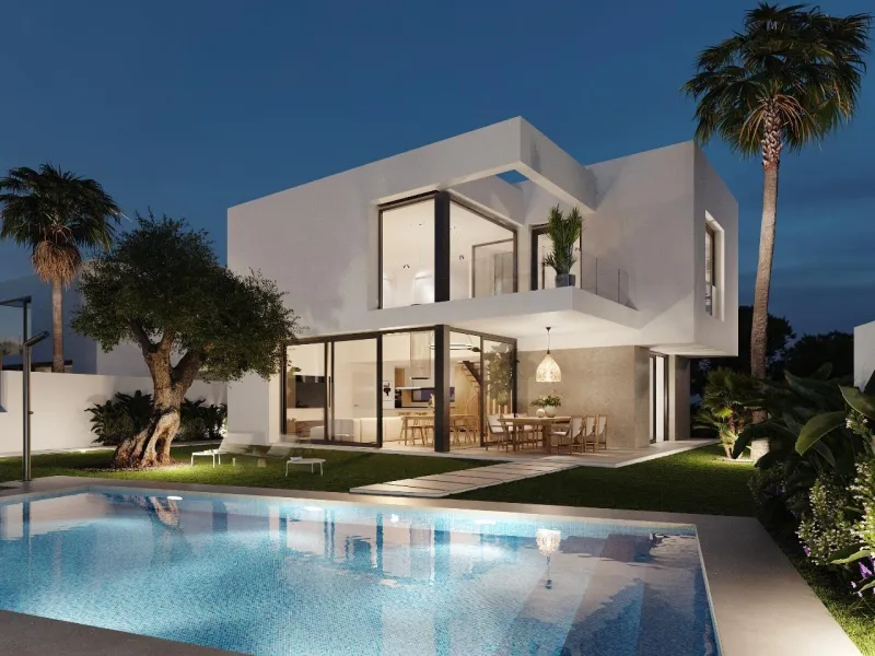 VILLAS DE OBRA NUEVA CON PISCINA PRIVADA EN FINESTRAT🌴