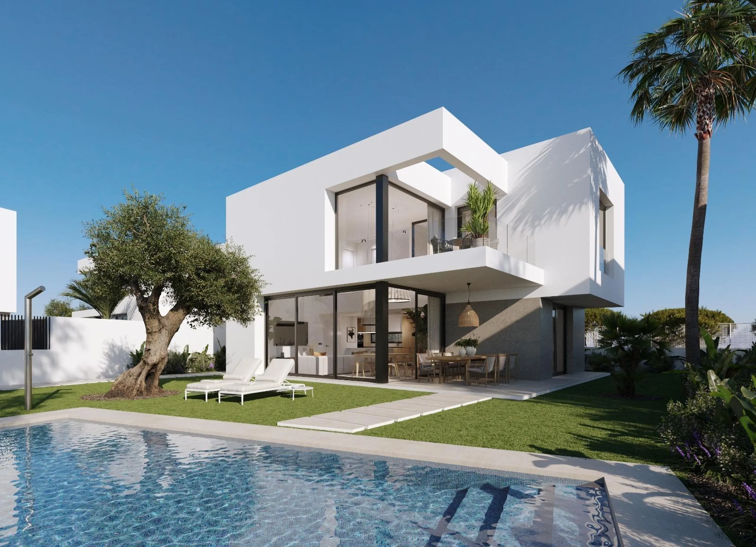 VILLAS DE OBRA NUEVA CON PISCINA PRIVADA EN FINESTRAT🌴