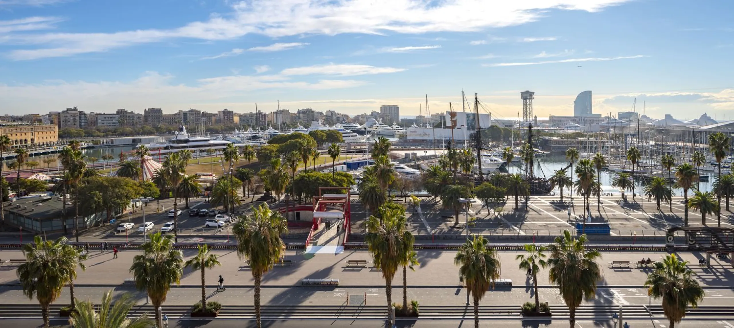 New-build apartment in a landmark building overlooking Port Vell, Barcelona