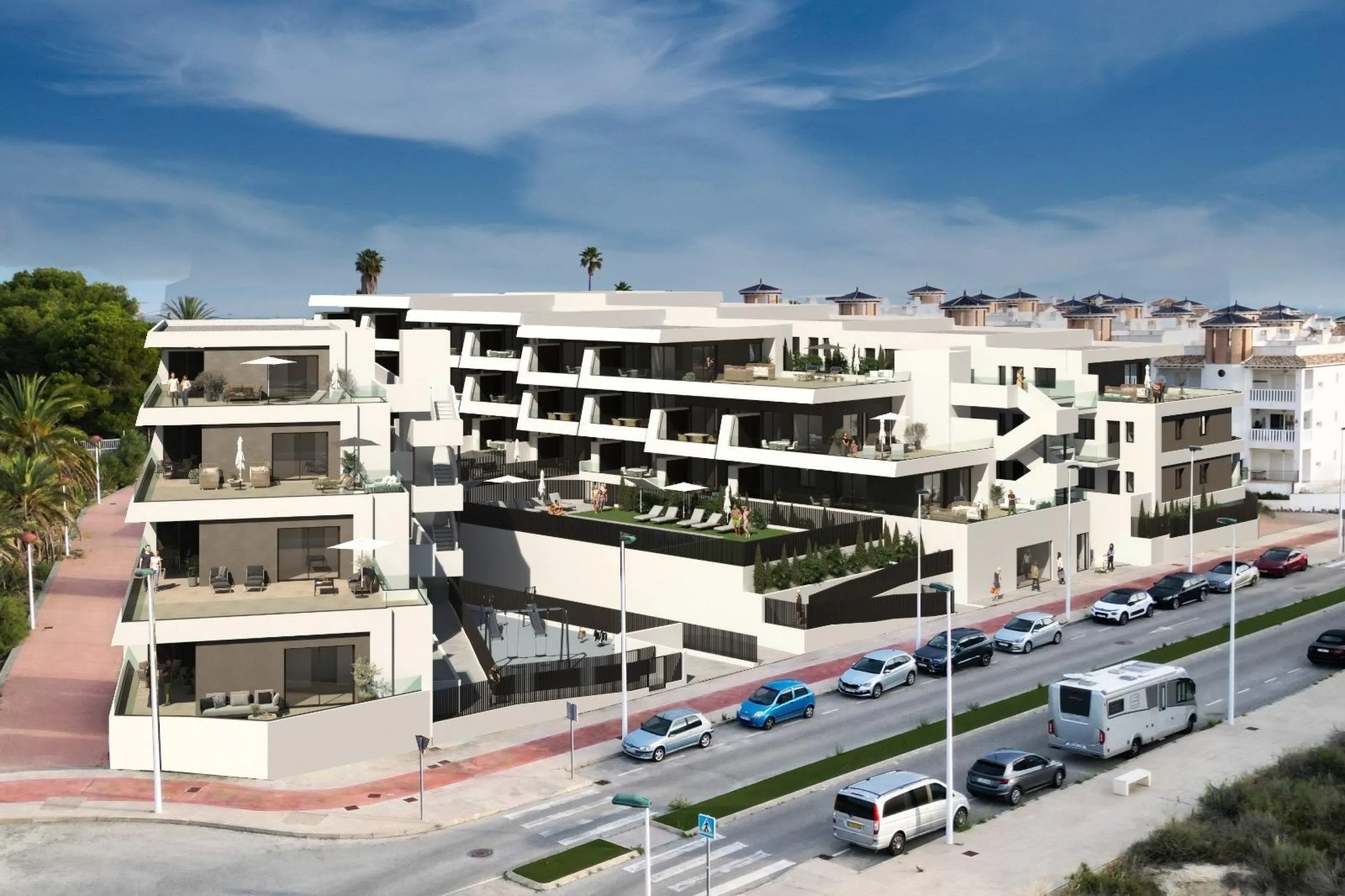 Modern New Build El Pinet Beach II Residence Just 800 m from El Pinet Beach, La Marina