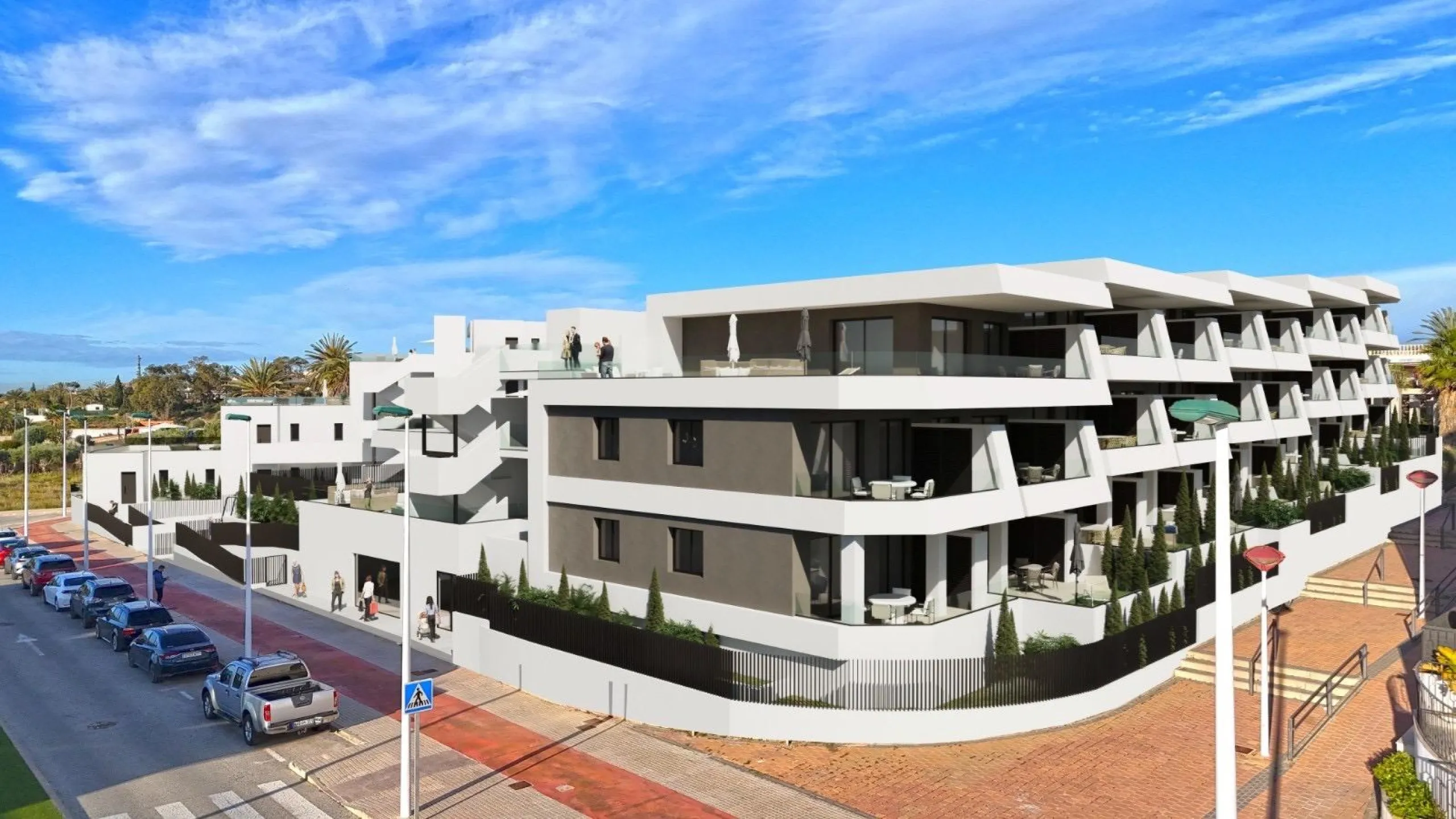 Modern New Build El Pinet Beach II Residence Just 800 m from El Pinet Beach, La Marina