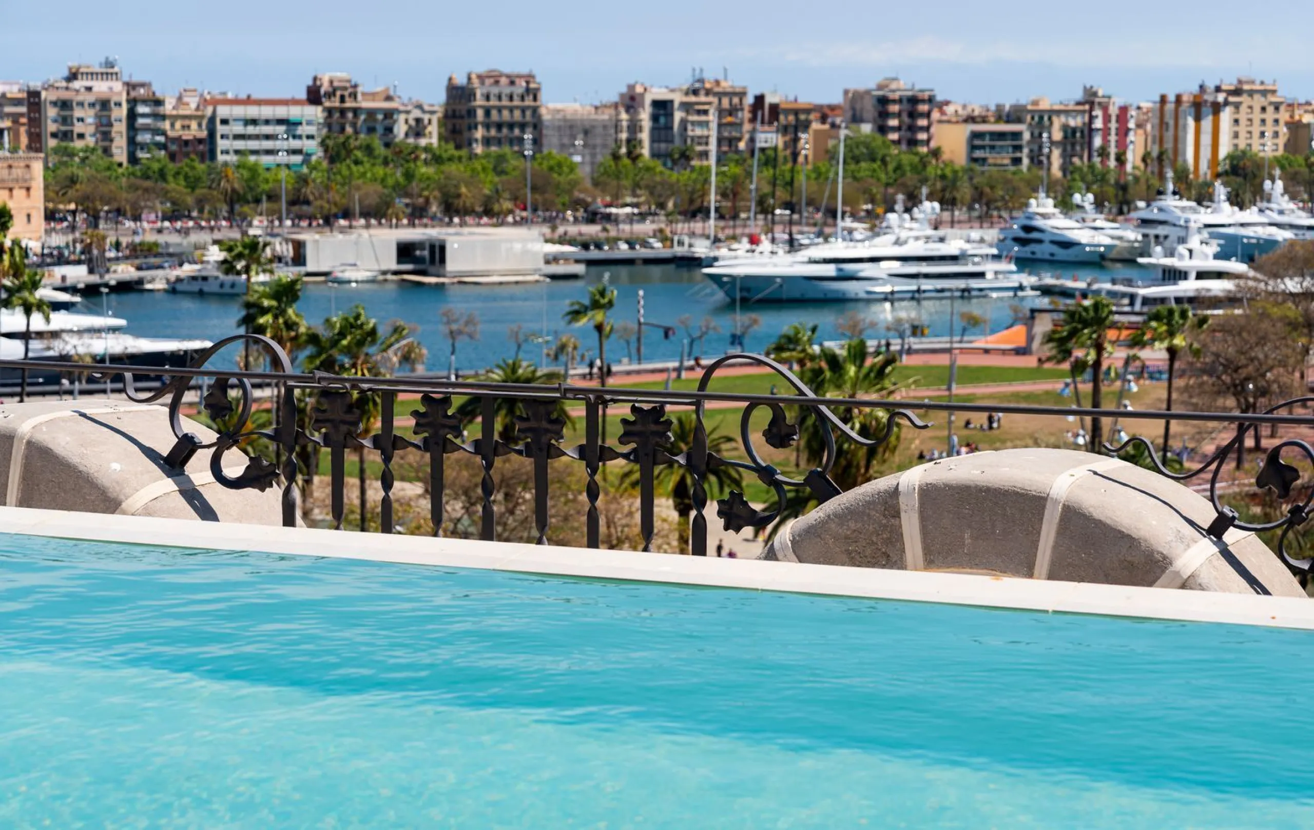 New-build apartment in a landmark building overlooking Port Vell, Barcelona