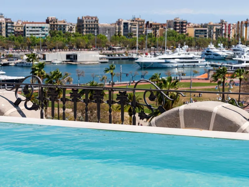 New-build apartment in a landmark building overlooking Port Vell, Barcelona