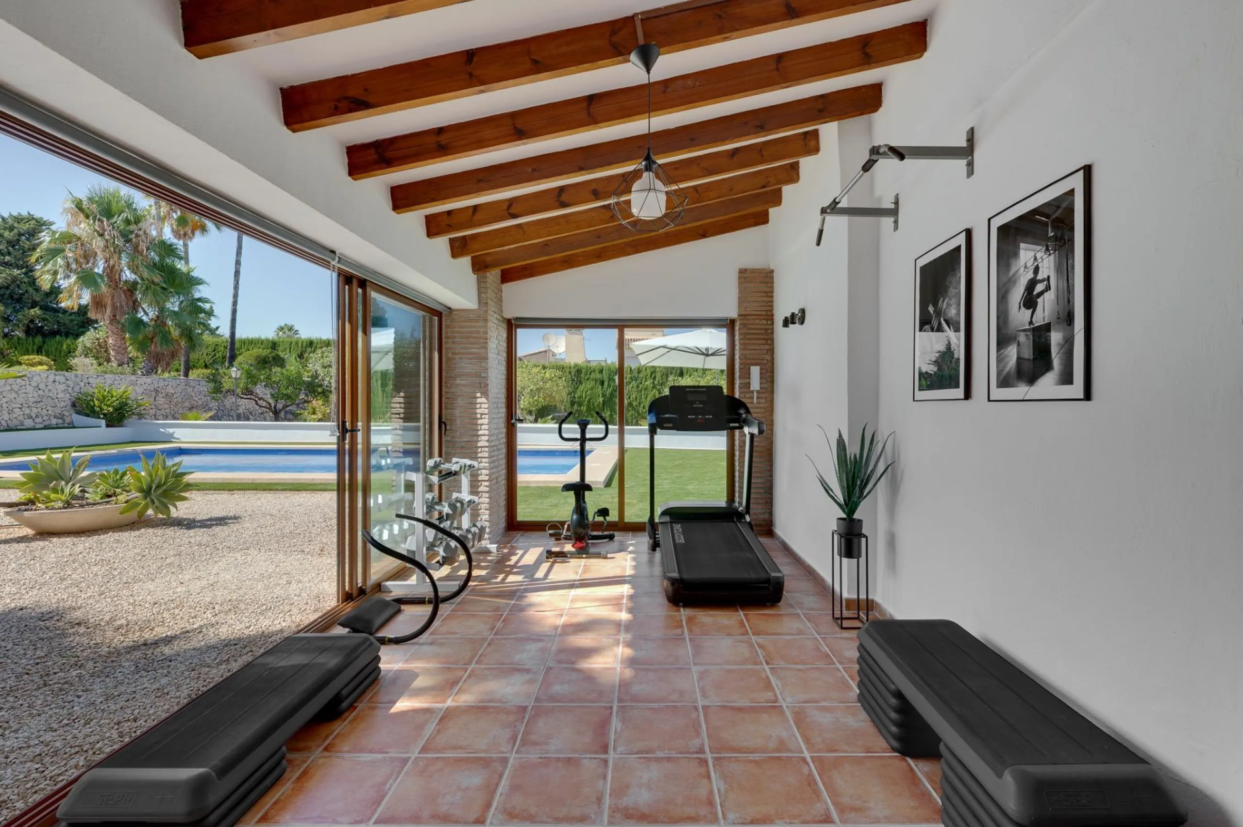 Residencia exclusiva con vistas panorámicas al Peñón de Ifach — Calpe