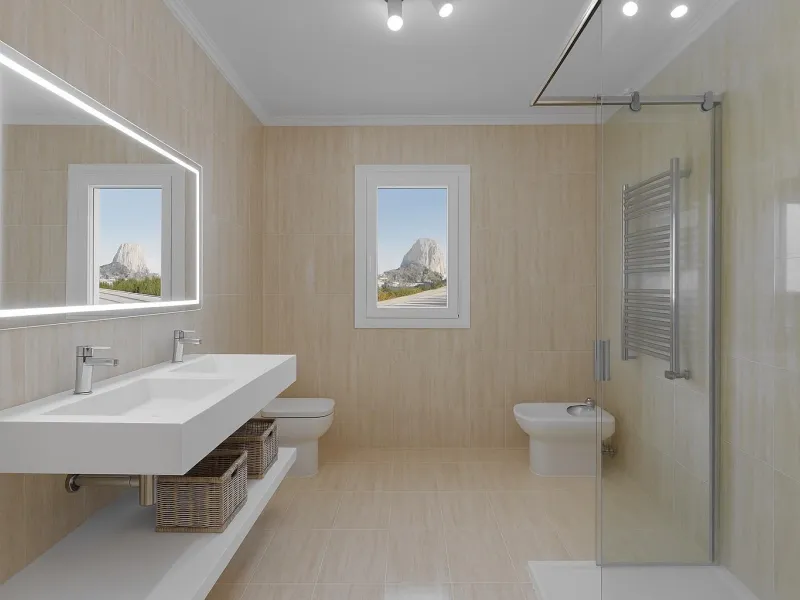 Residencia exclusiva con vistas panorámicas al Peñón de Ifach — Calpe