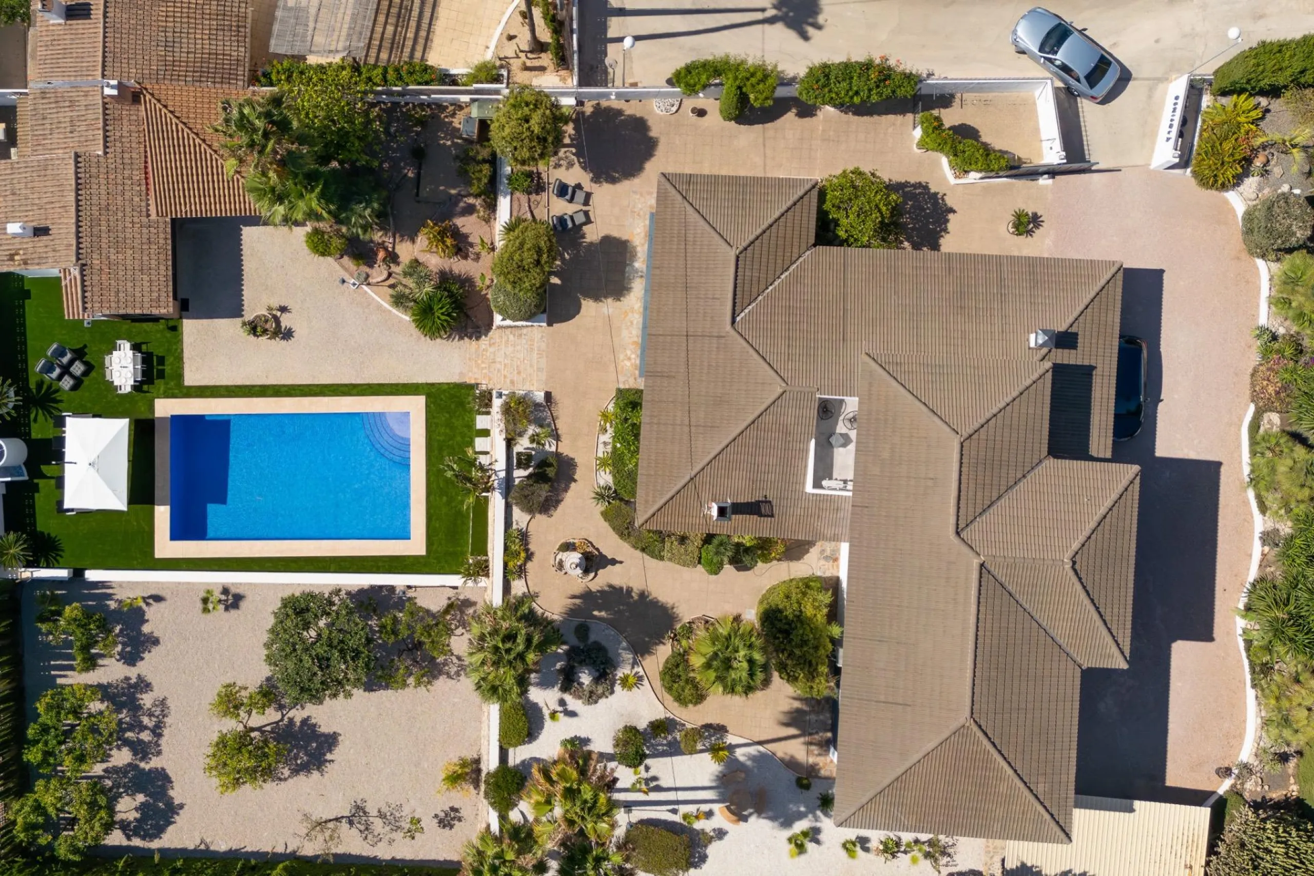 Residencia exclusiva con vistas panorámicas al Peñón de Ifach — Calpe