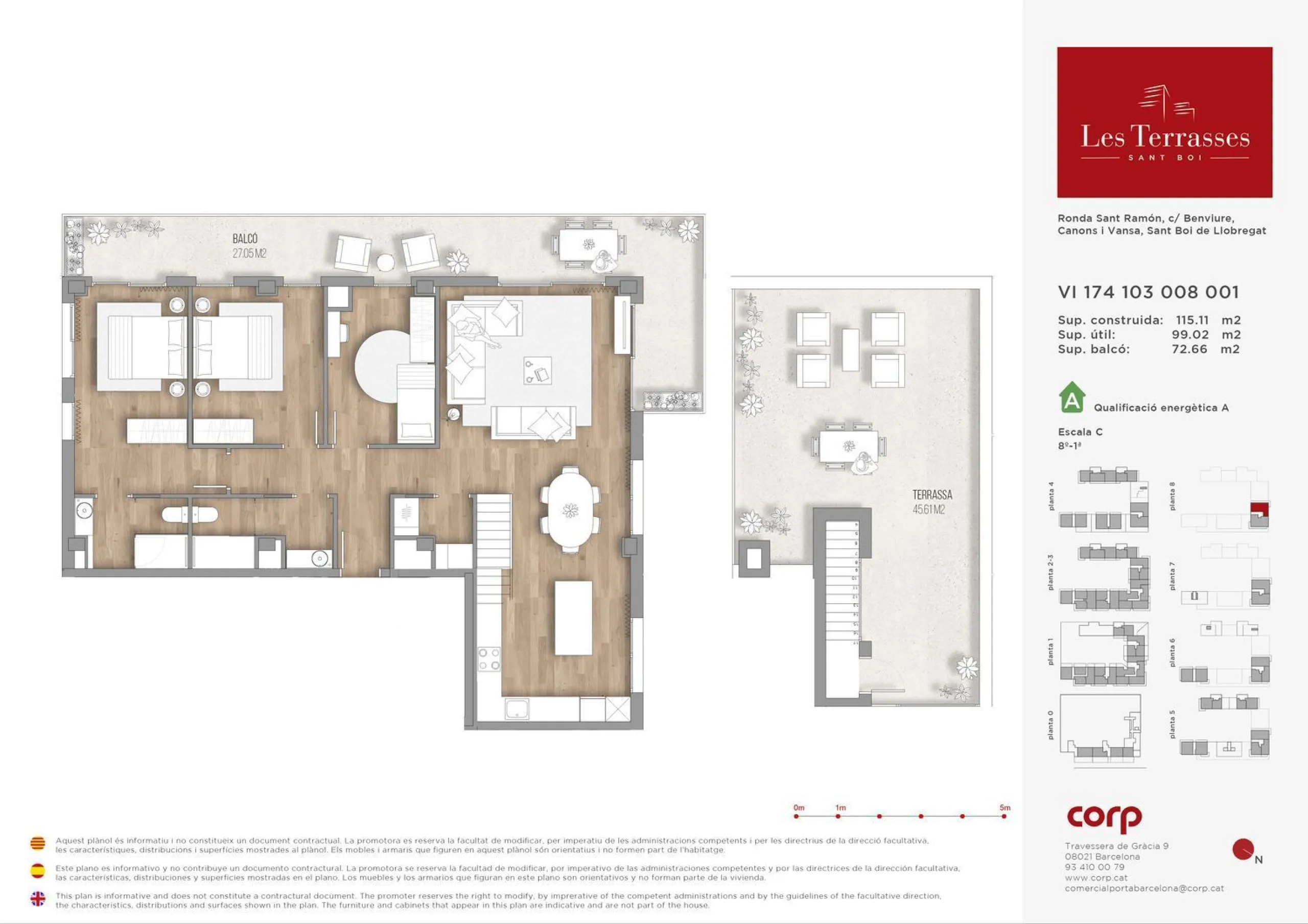 New-build homes with terraces, pool and communal areas in Sant Boi de Llobregat, Barcelona