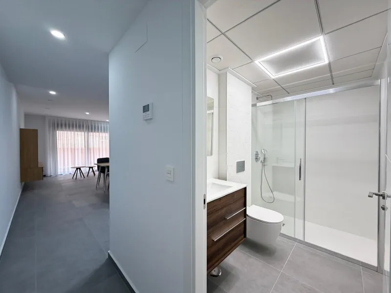 NEW APARTMENT IN THE RESIDENTIAL COMPLEX 'ALEGRIA 21' WITH INCLUDED GARAGE. 3 BEDROOMS. 2 BATHROOMS. 113 M2. POOL + SAUNA + BARBECUE.