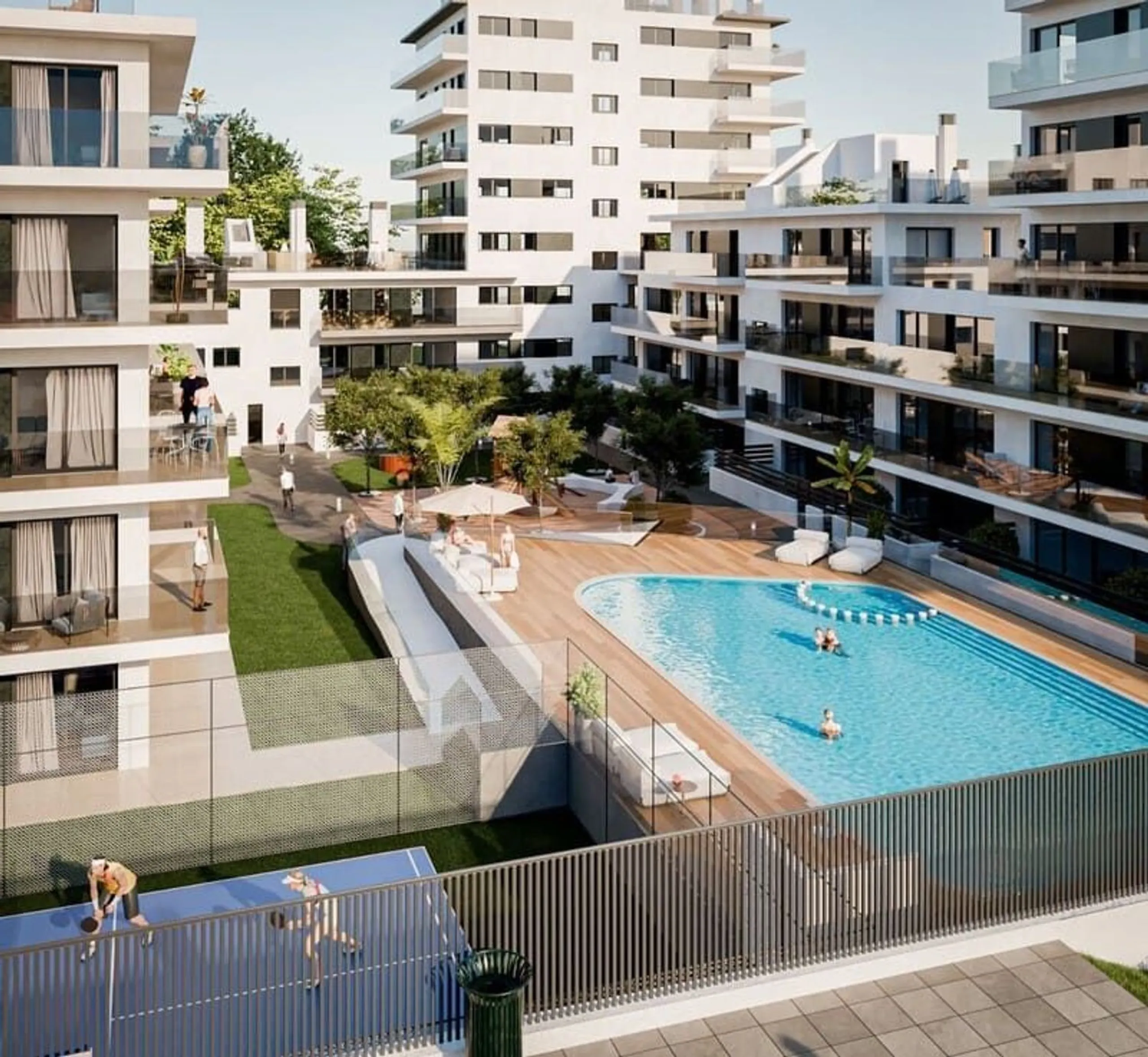 New-build homes with terraces, pool and communal areas in Sant Boi de Llobregat, Barcelona