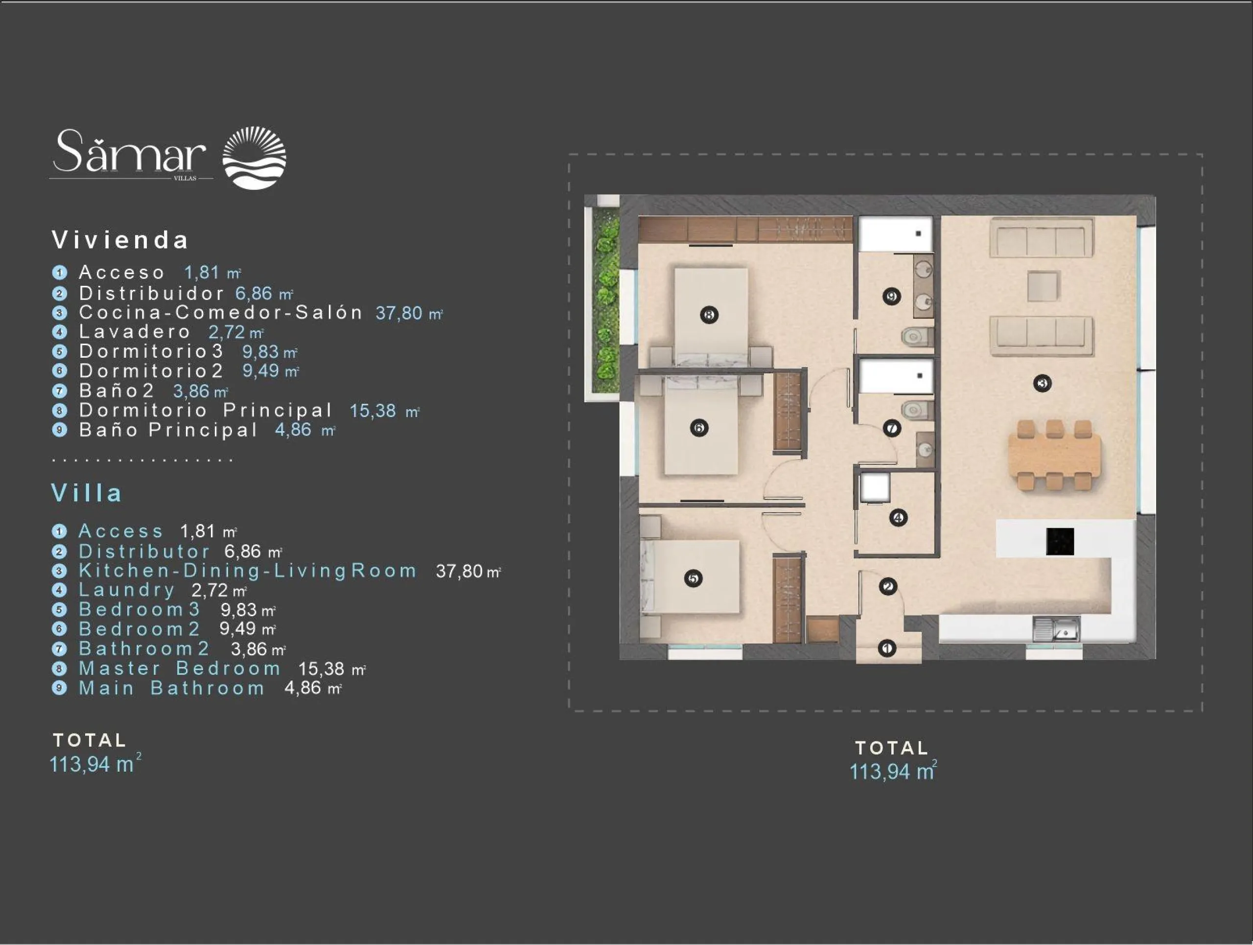 Villas de lujo de nueva construcción en Las Filipinas, Orihuela Costa