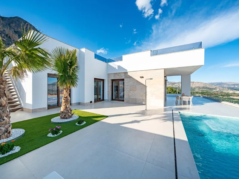 Villas de obra nueva en Polop 🌿