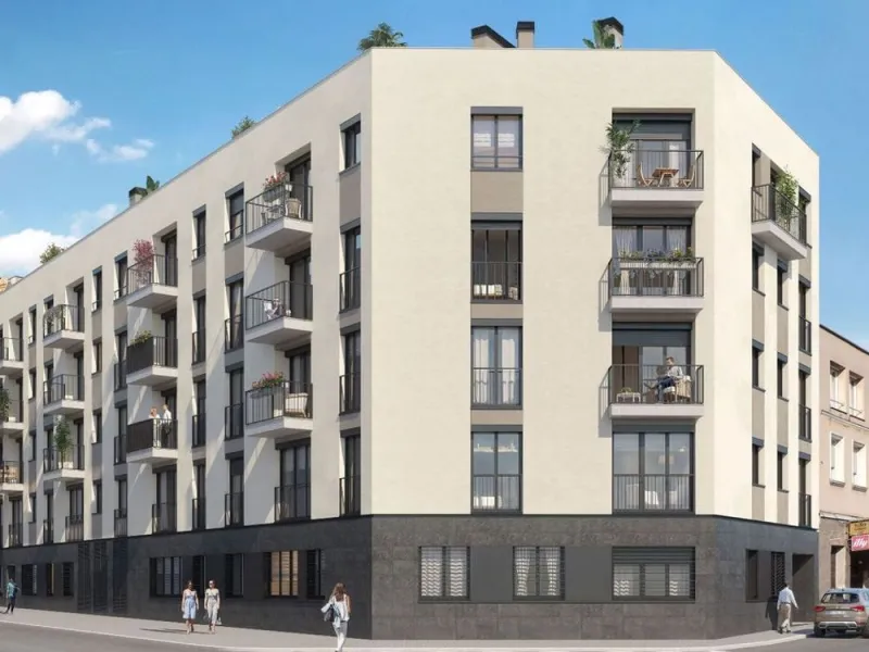 Moderno complejo residencial Tres Creus cerca del centro, en Sabadell, Barcelona
