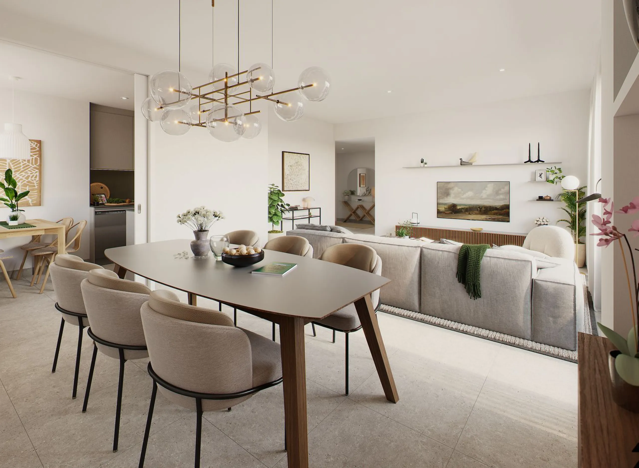 Modernos apartamentos de alta calidad en un complejo residencial en fase de construcción en L'Hospitalet de Llobregat, Barcelona