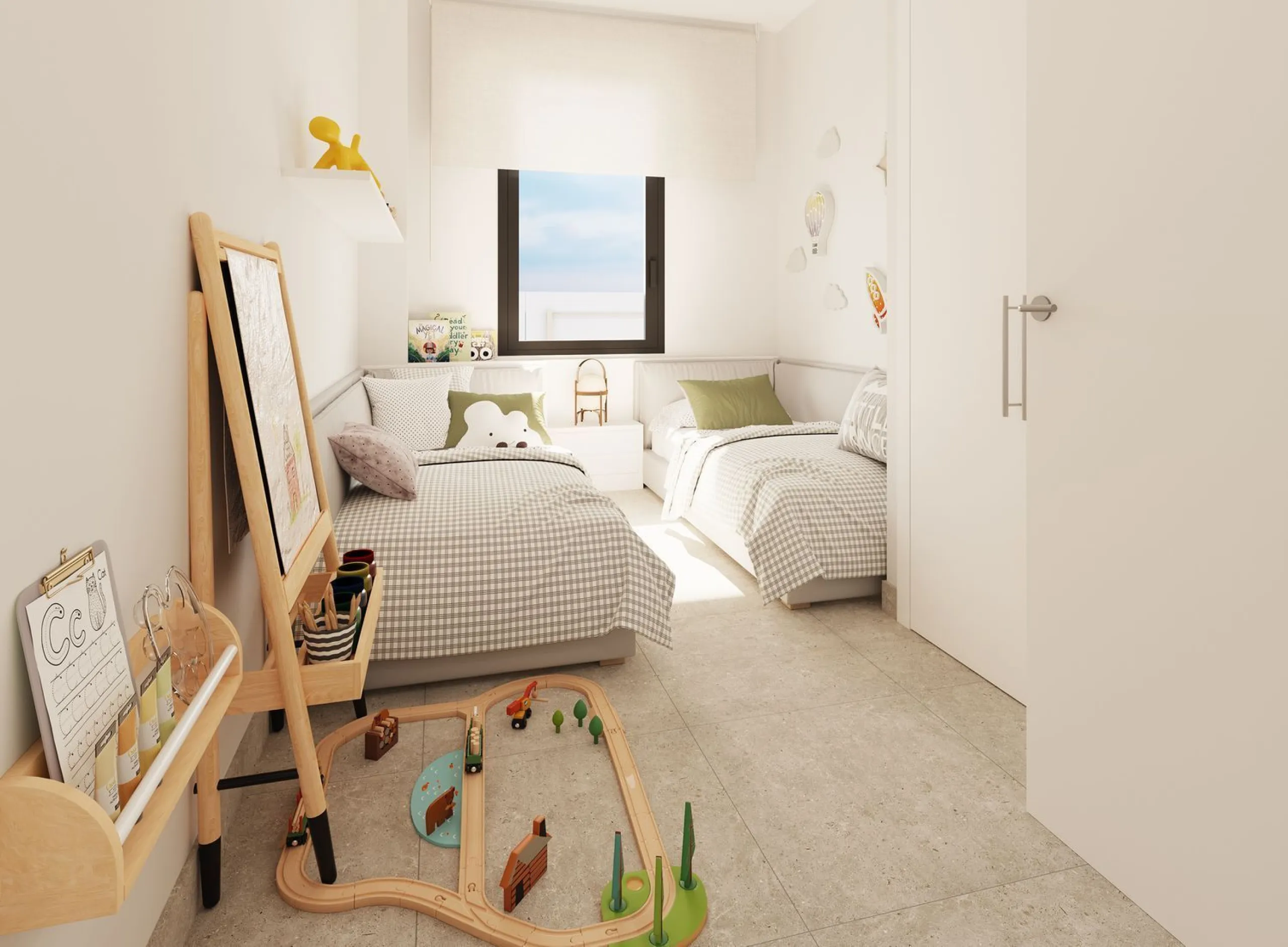 Modernos apartamentos de alta calidad en un complejo residencial en fase de construcción en L'Hospitalet de Llobregat, Barcelona