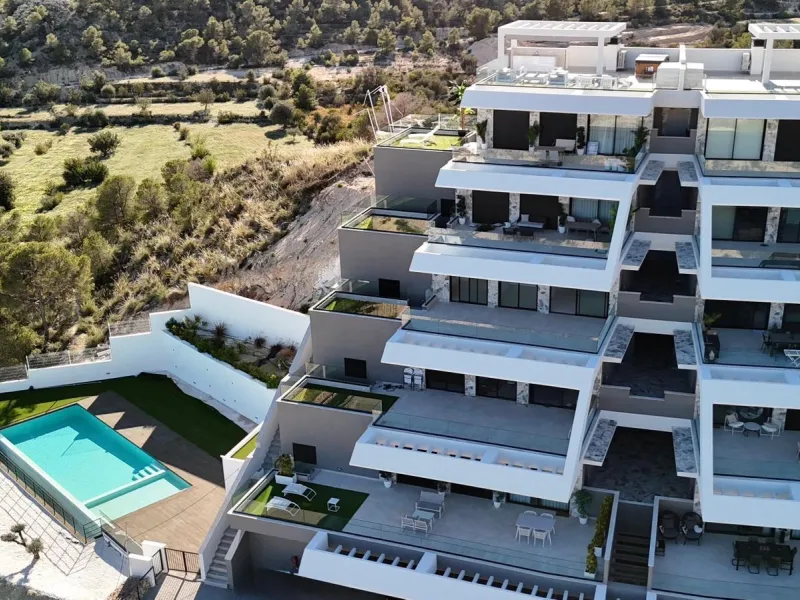 🌅 Apartamento Deluxe de obra nueva con vistas al mar en Balcón de Finestrat