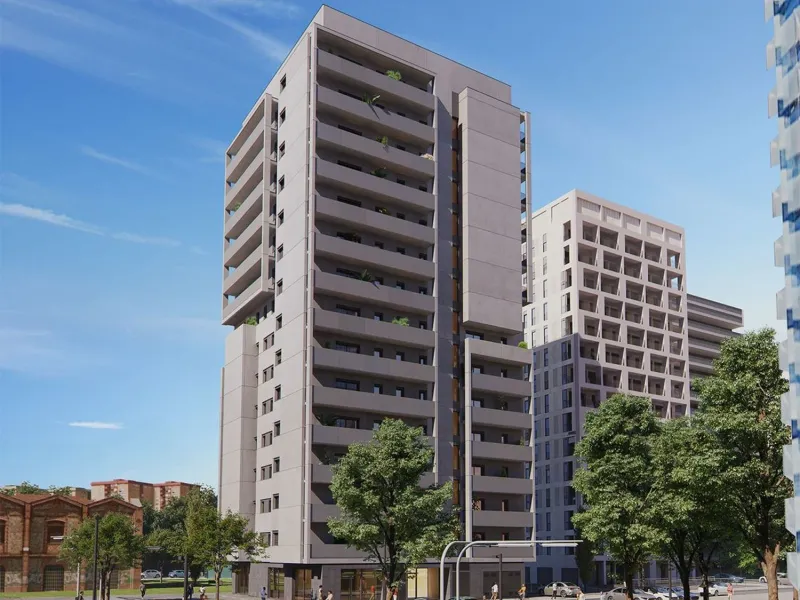 Modern High-Quality Apartments in a Residential Complex Under Construction in L'Hospitalet de Llobregat, Barcelona