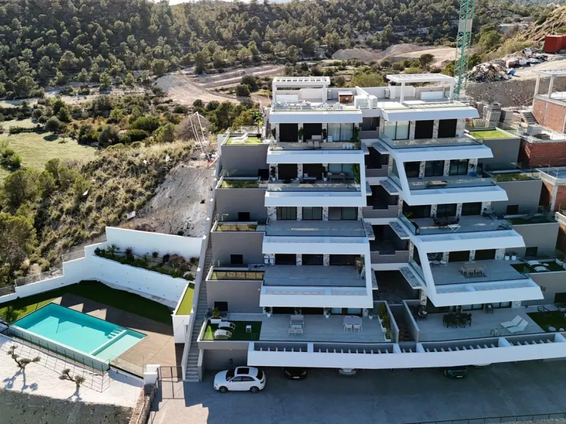 🌅 Apartamento Deluxe de obra nueva con vistas al mar en Balcón de Finestrat