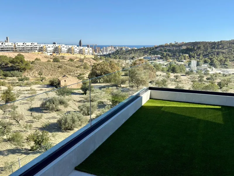 🌅 Apartamento Deluxe de obra nueva con vistas al mar en Balcón de Finestrat