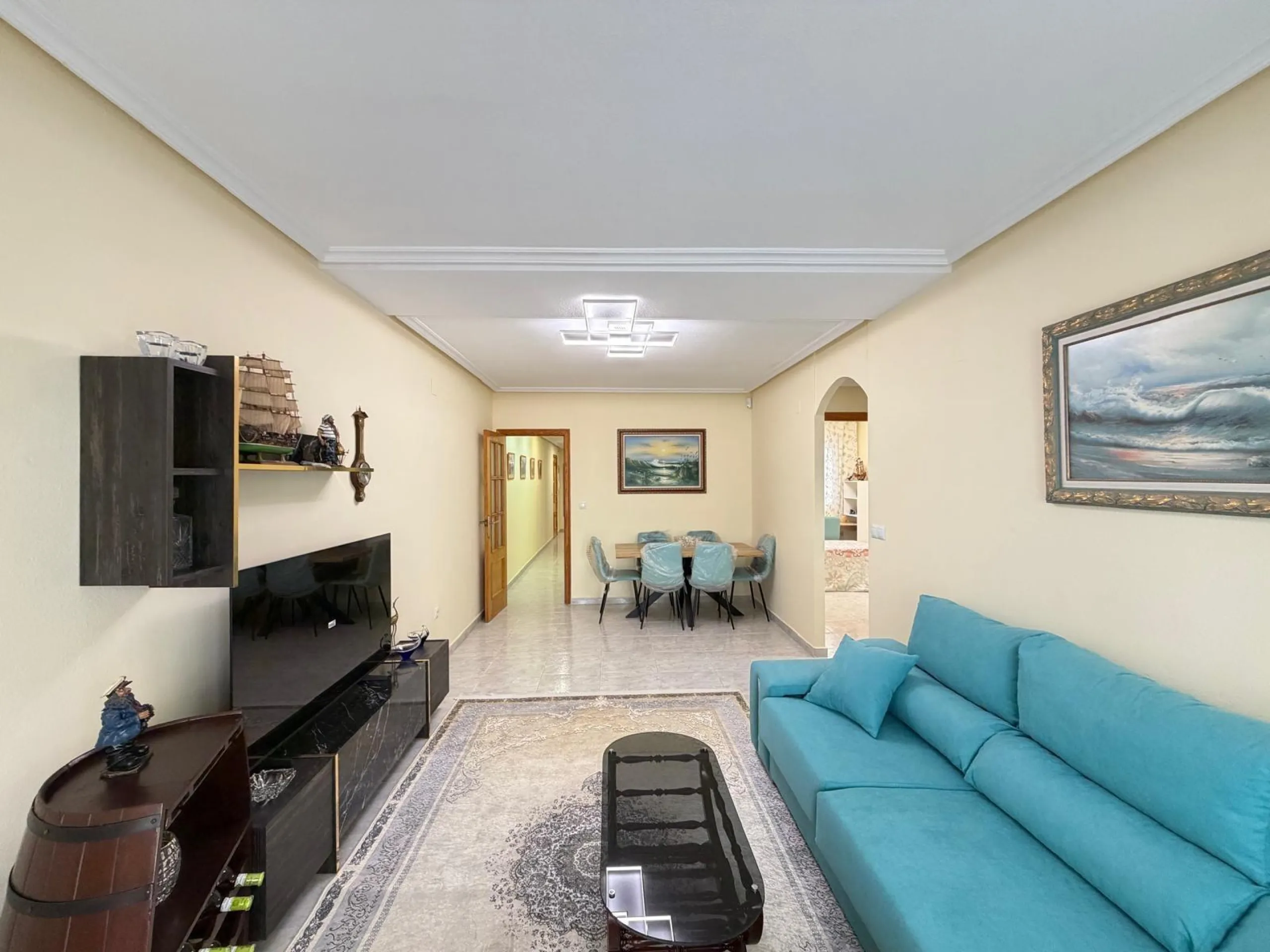ESPECTACULAR APARTAMENTO CON VISTAS AL MAR A 150 METROS DE PLAYA DEL CURA Y CON 107 M2 DE SUPERFICIE. 3 DORM. 2 BAÑOS.