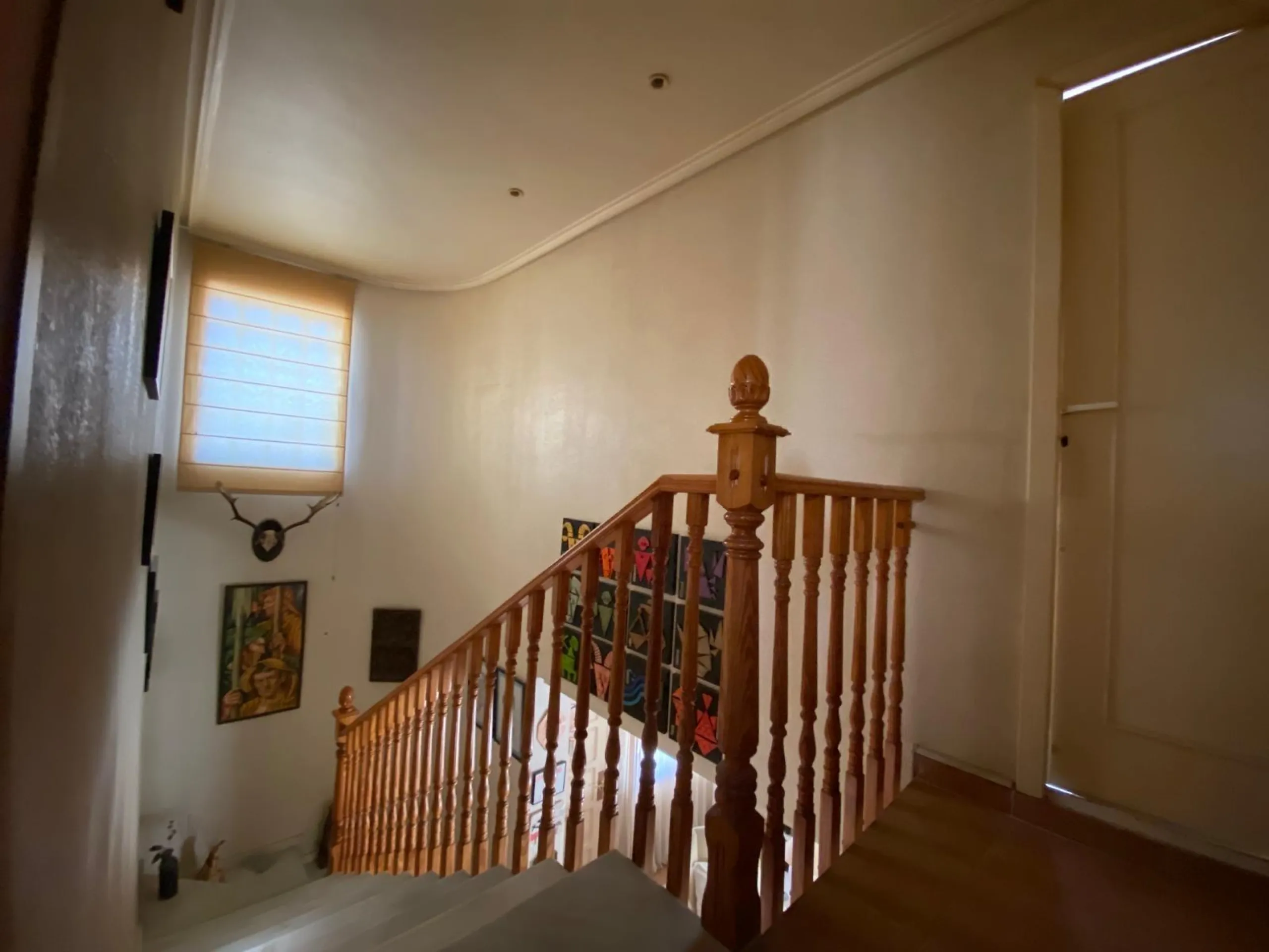 House with large plot, parking, and communal pool