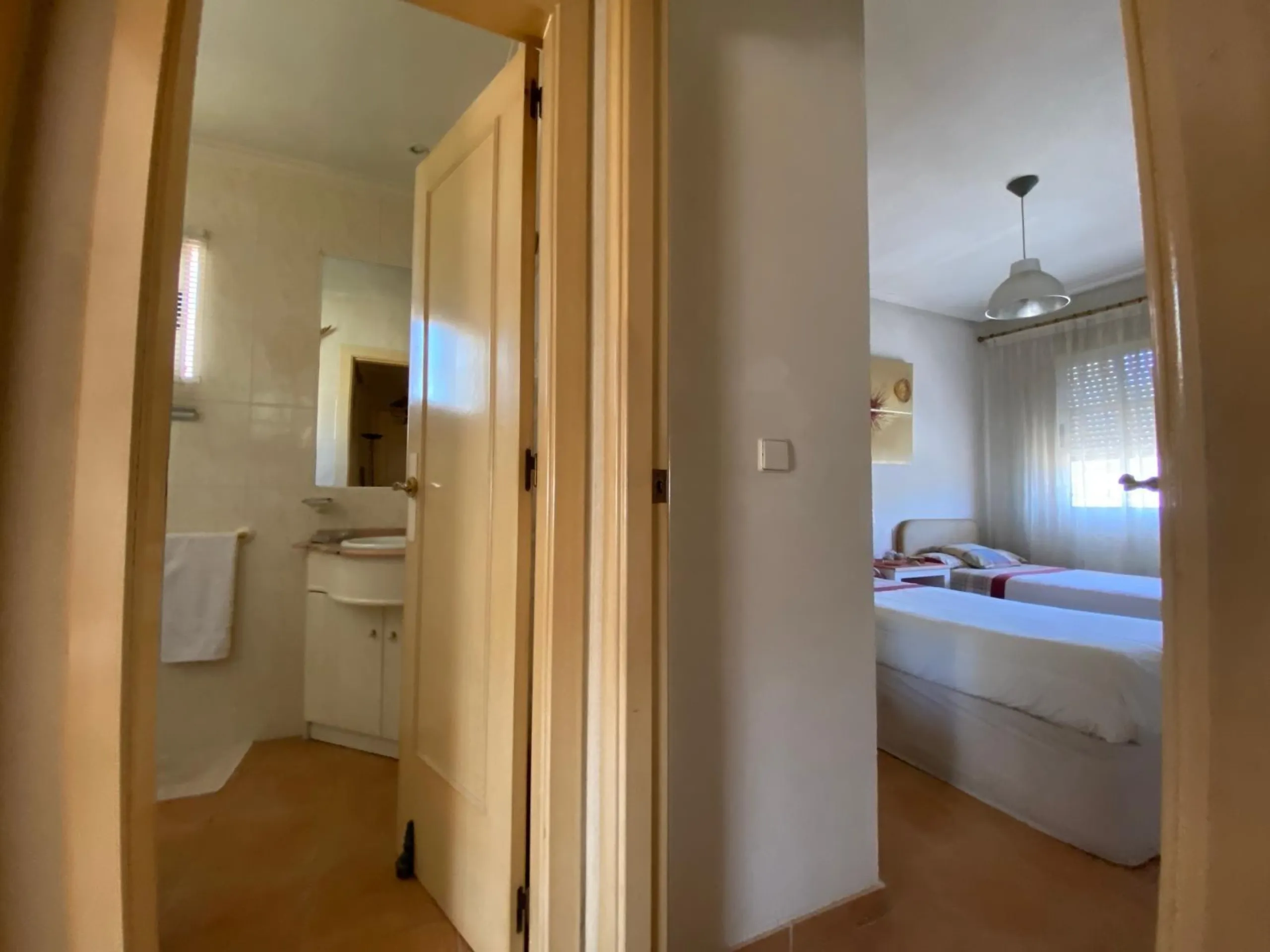 House with large plot, parking, and communal pool