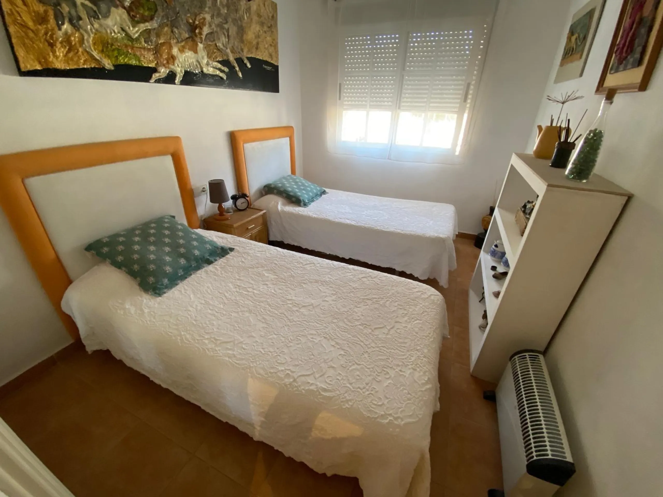 House with large plot, parking, and communal pool
