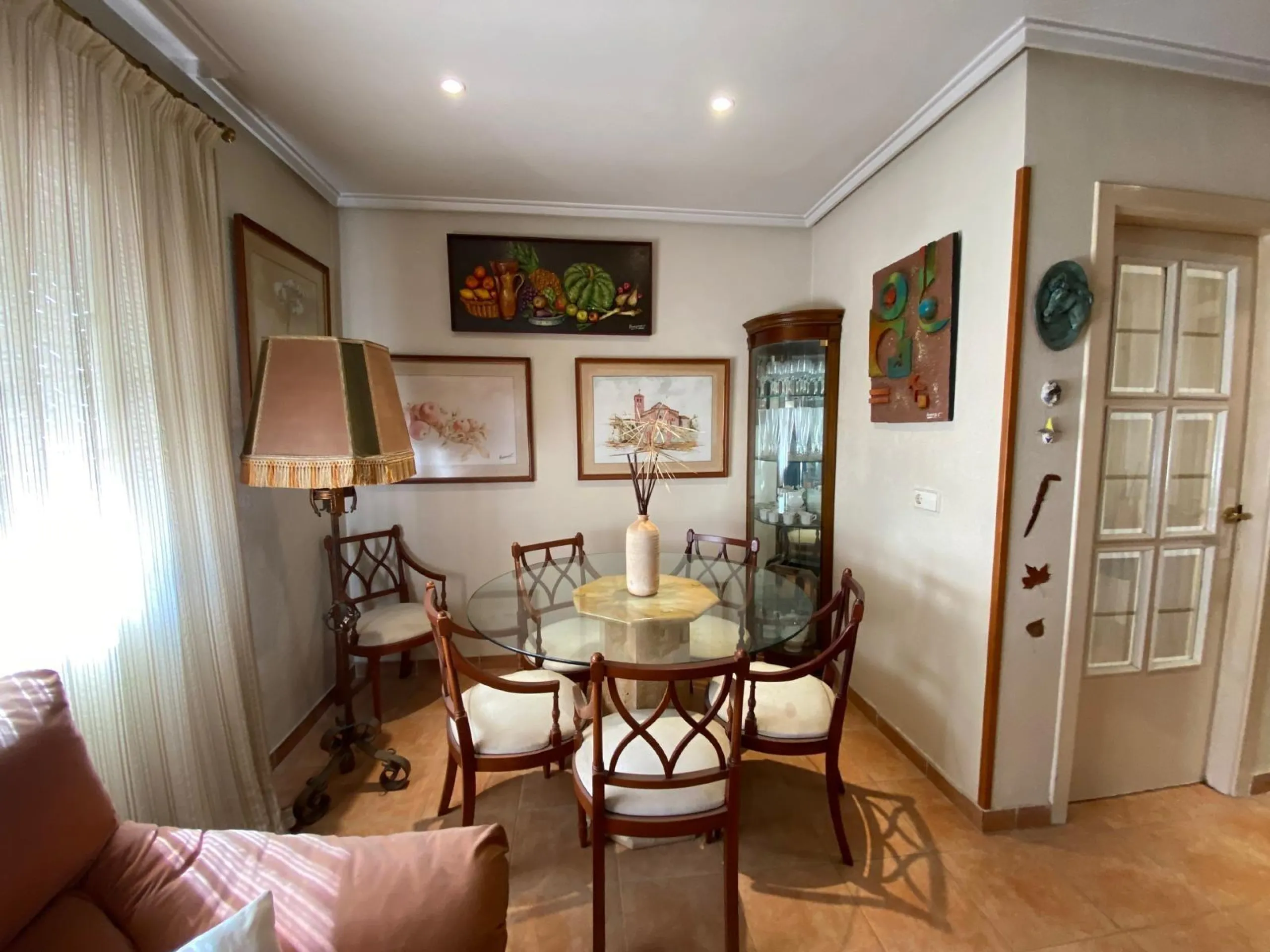 House with large plot, parking, and communal pool