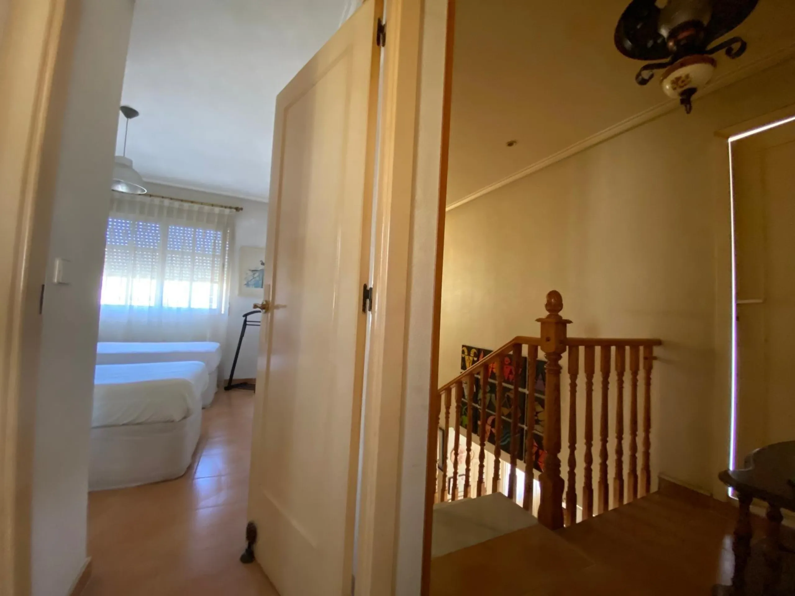 House with large plot, parking, and communal pool
