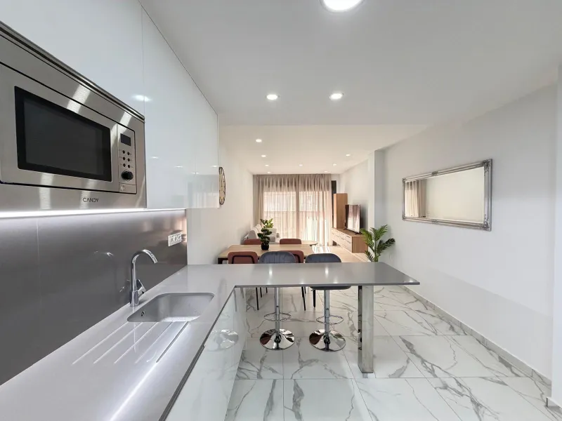 NUEVO APARTAMENTO EN RESIDENCIAL "ALEGRIA 21" CON GARAJE+TRASTERO INCLUIDO. 2 DORM. 2 BAÑOS. 105 M2. PISCINA+SAUNA+BARBACOA.