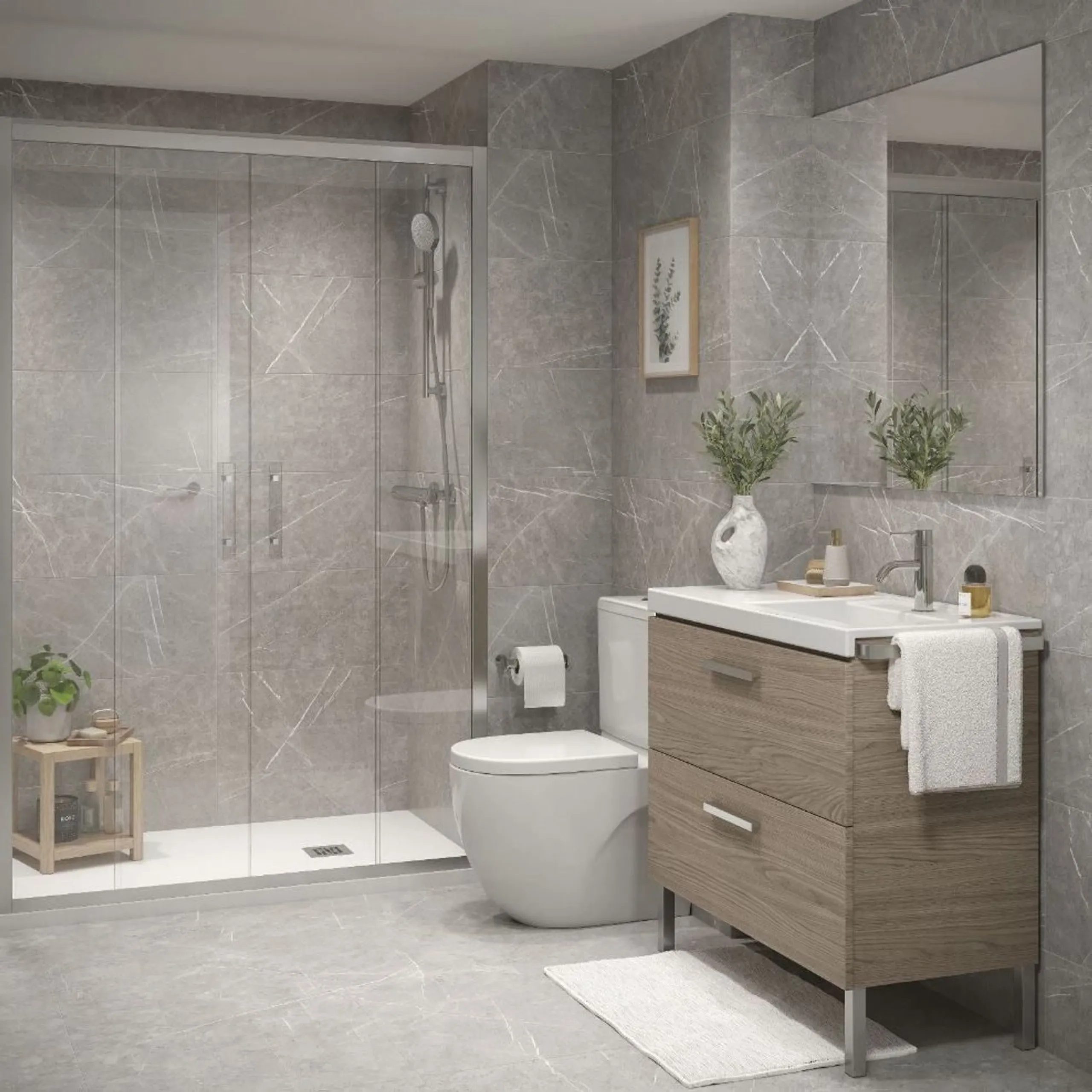 Moderno complejo residencial Tres Creus cerca del centro, en Sabadell, Barcelona